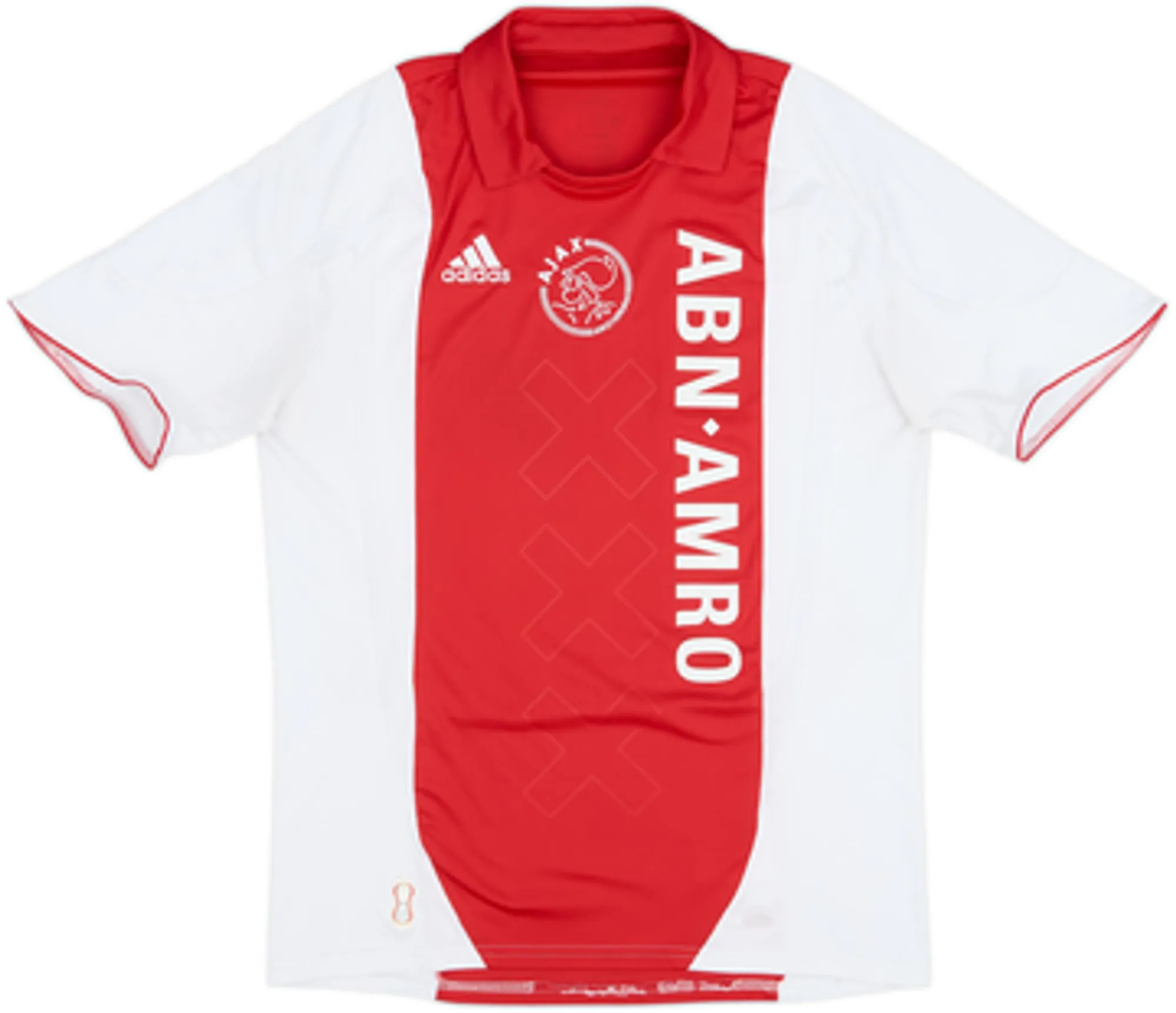 2007-08 Ajax Home Shirt Suarez #16 - 5/10 - (M)