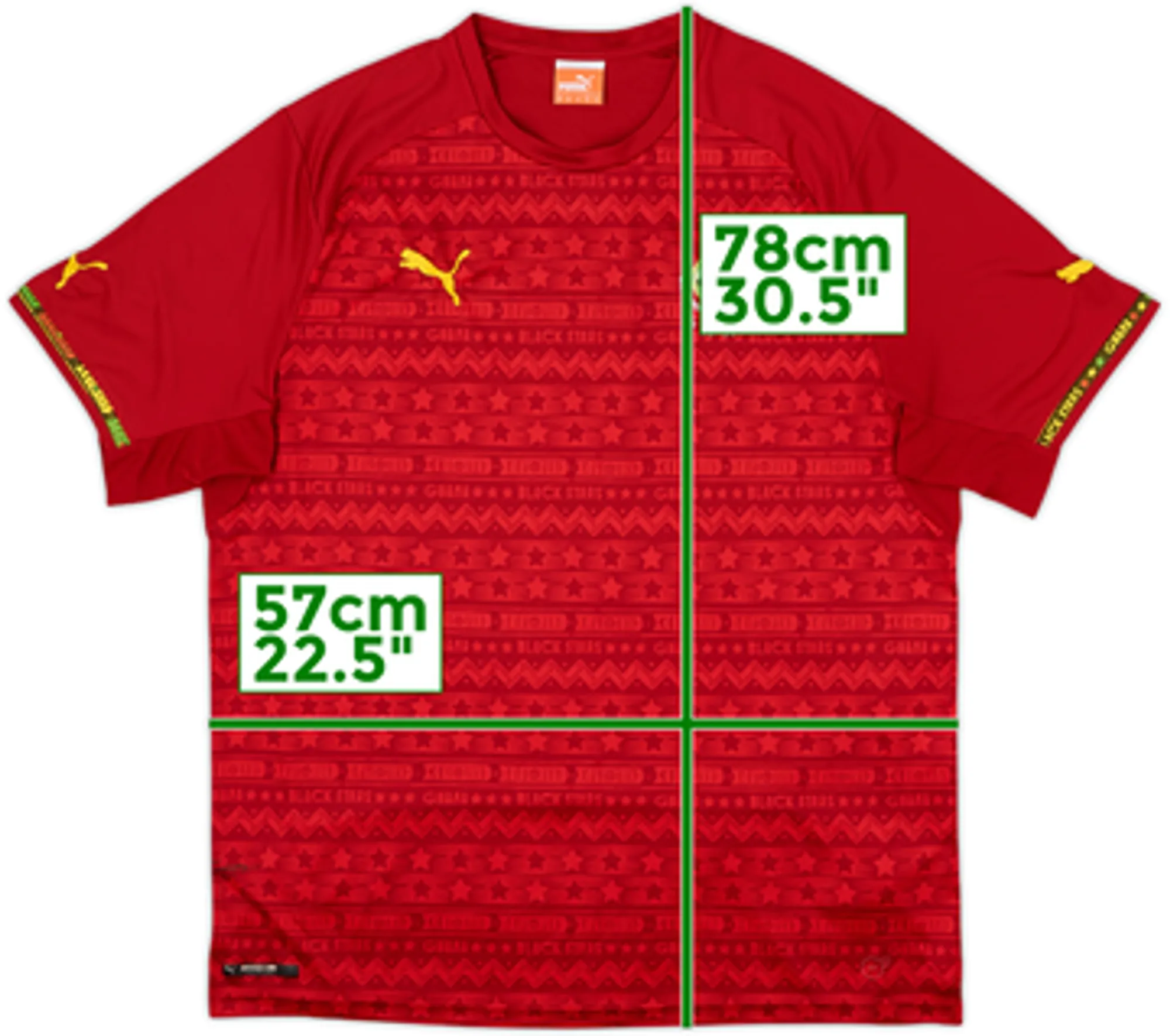 2014-15 Ghana Away Shirt - 8/10 - (XL)