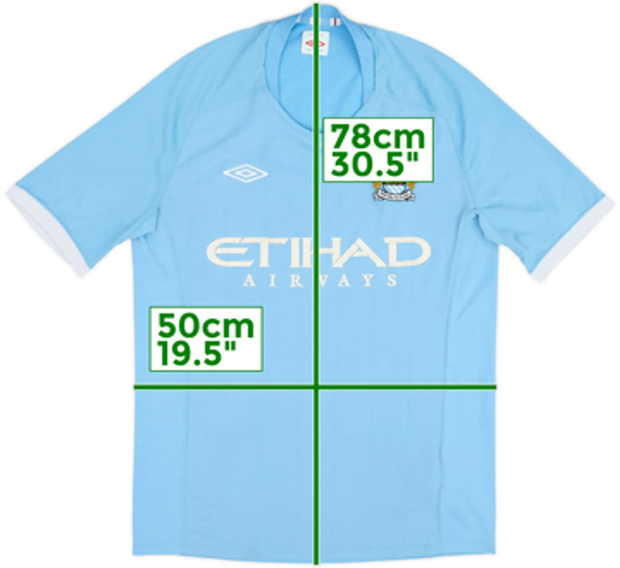 2010-11 Manchester City Home Shirt - 5/10 - (M)