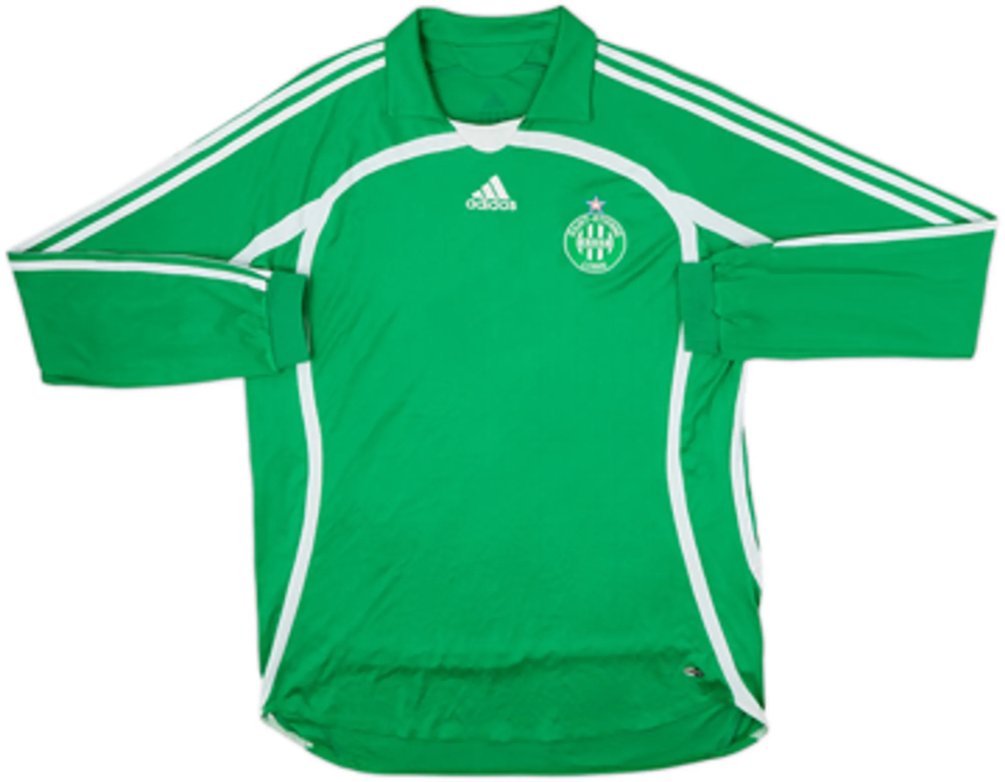 2006-07 Saint Etienne Home L/S Shirt Gomis #18 - 8/10 - (L)