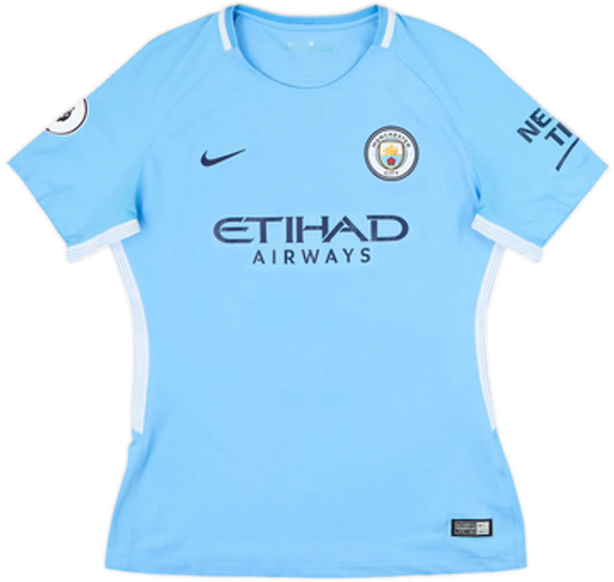 2017-18 Manchester City Women's Home Shirt Houghton #6 - 7/10 - (Women's M)