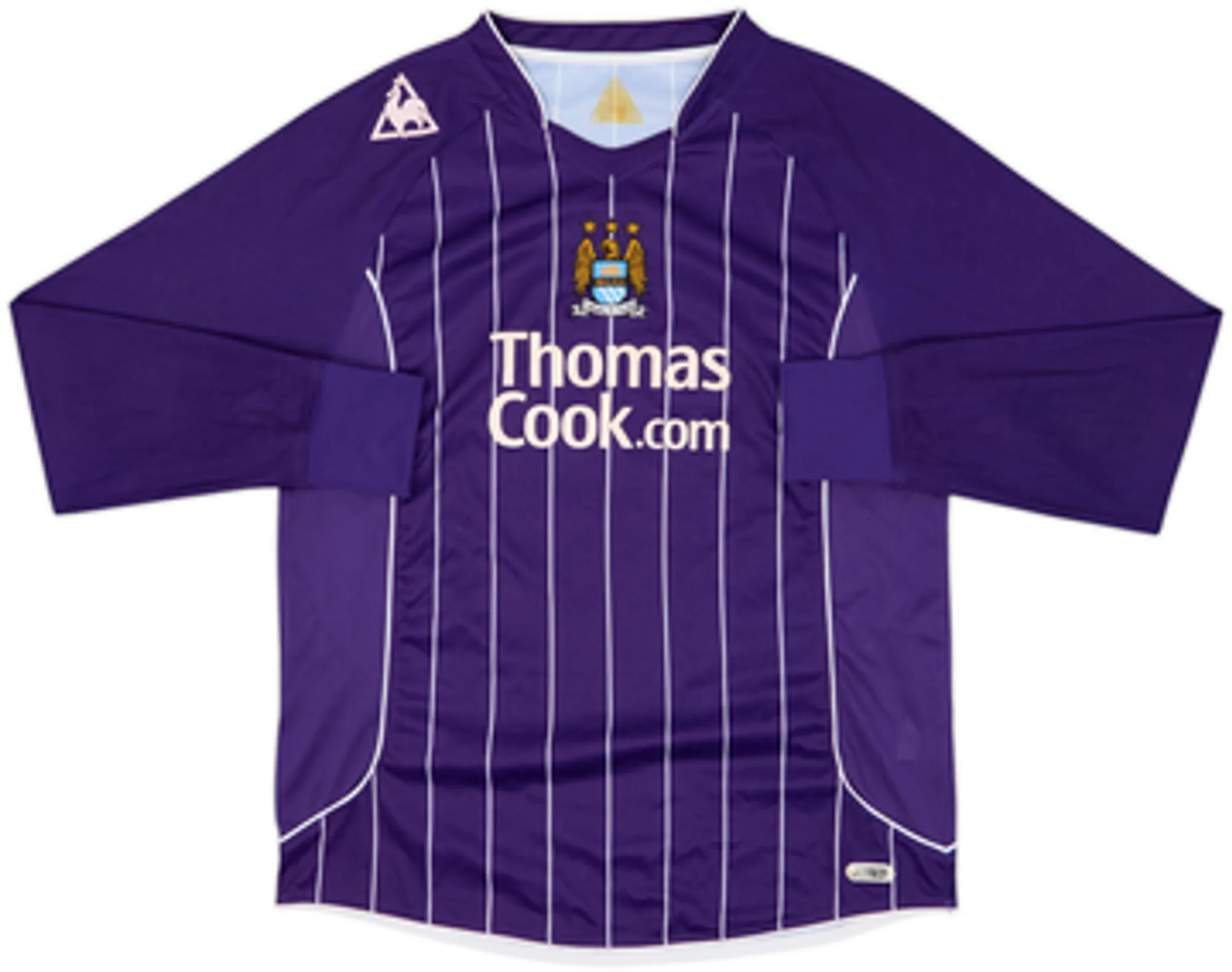 2007-08 Manchester City Away L/S Shirt Elano #11 - 7/10 - (L)