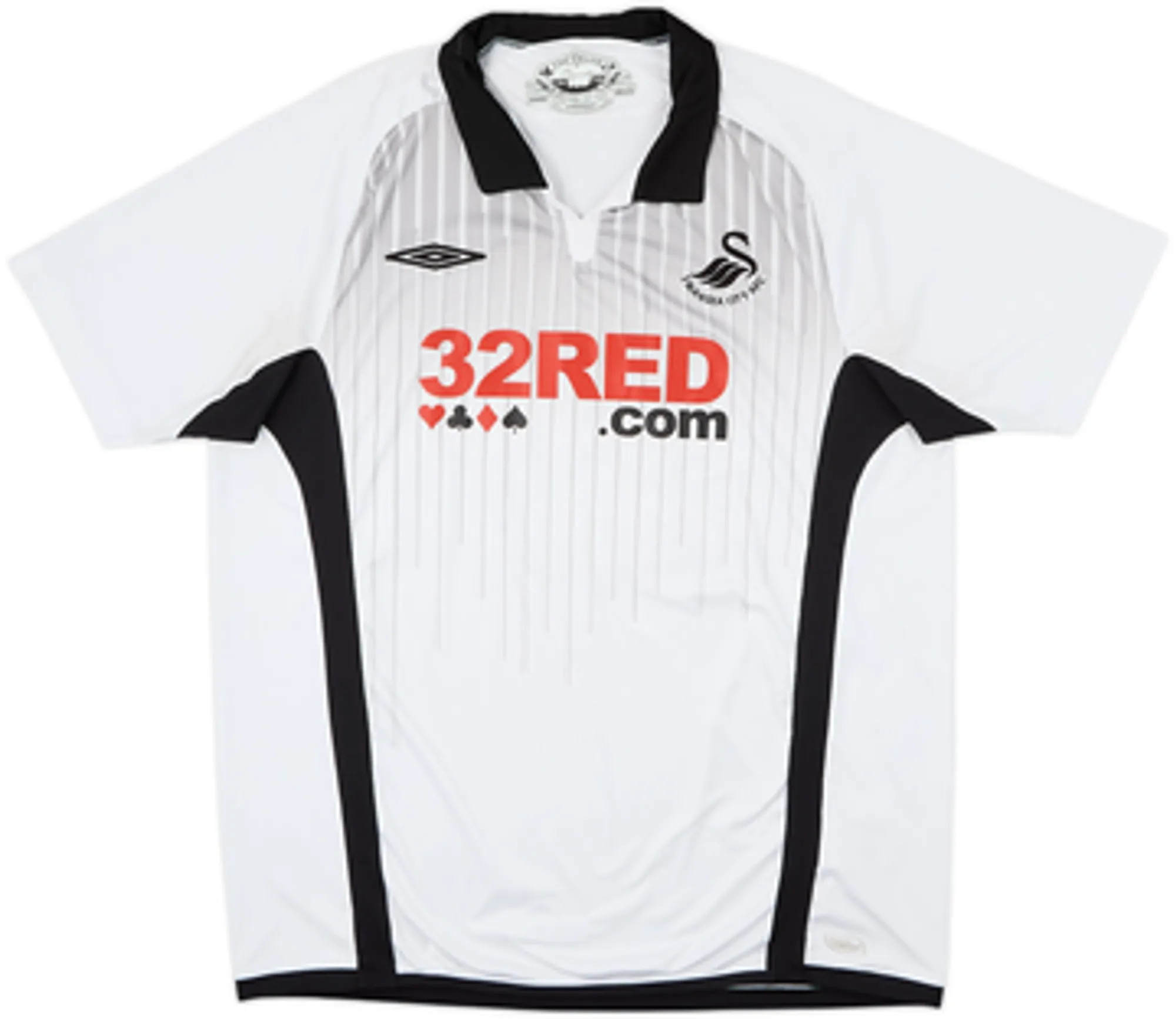 2009-10 Swansea Home Shirt Britton #7 - 7/10 - (L)