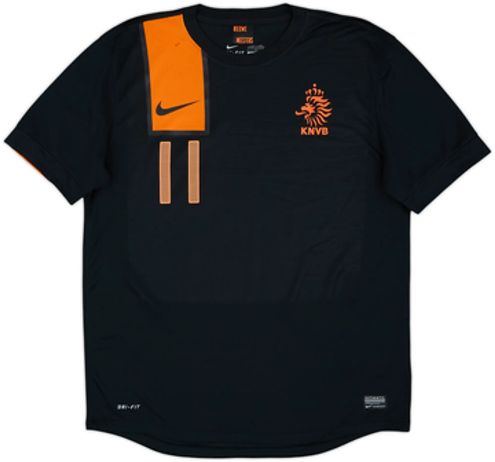 2012-13 Netherlands Away Shirt Robben #11 - 7/10 - (L)