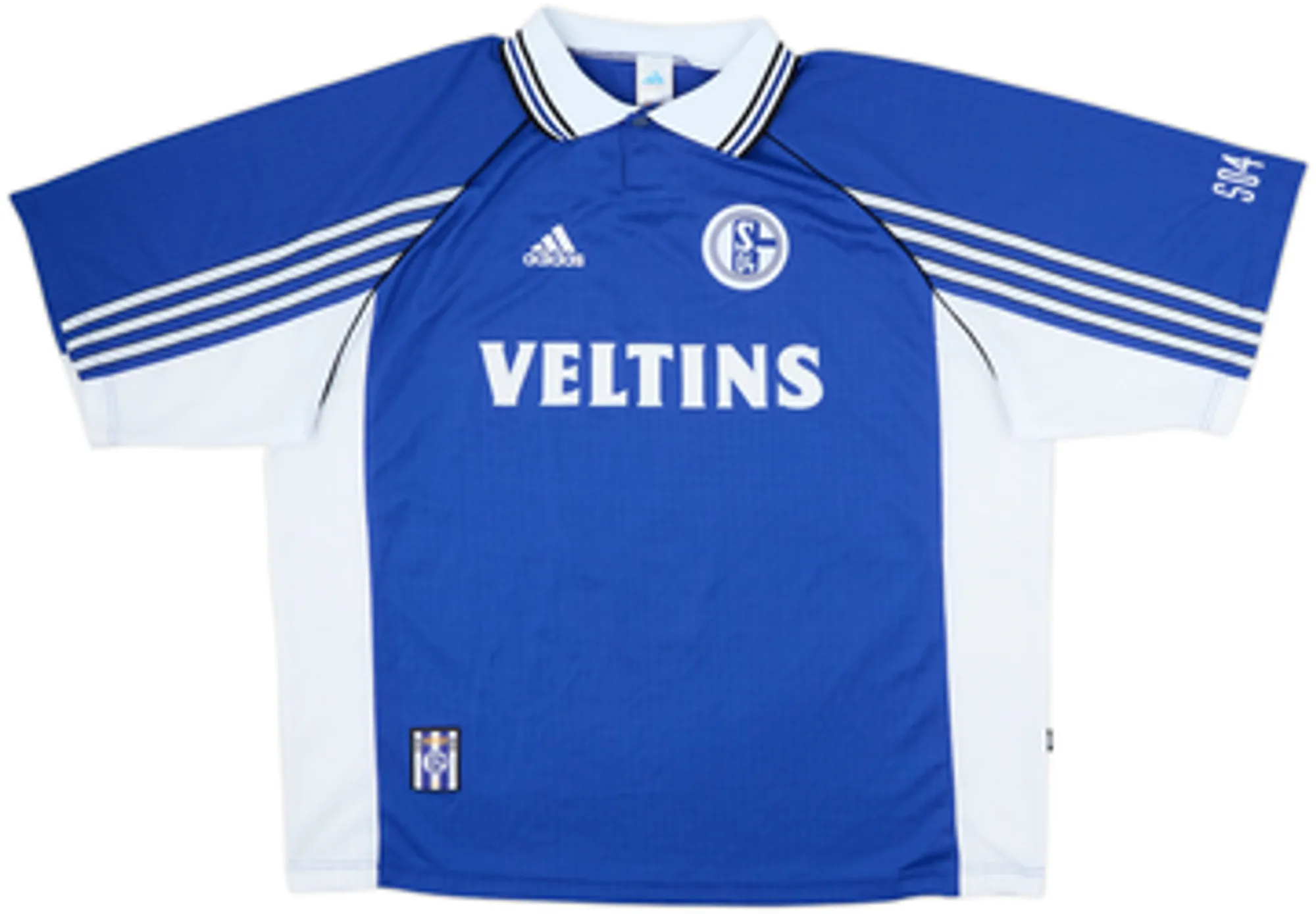 1998-00 Schalke Home Shirt Anderbrugge #8 - 8/10 - (XXL)