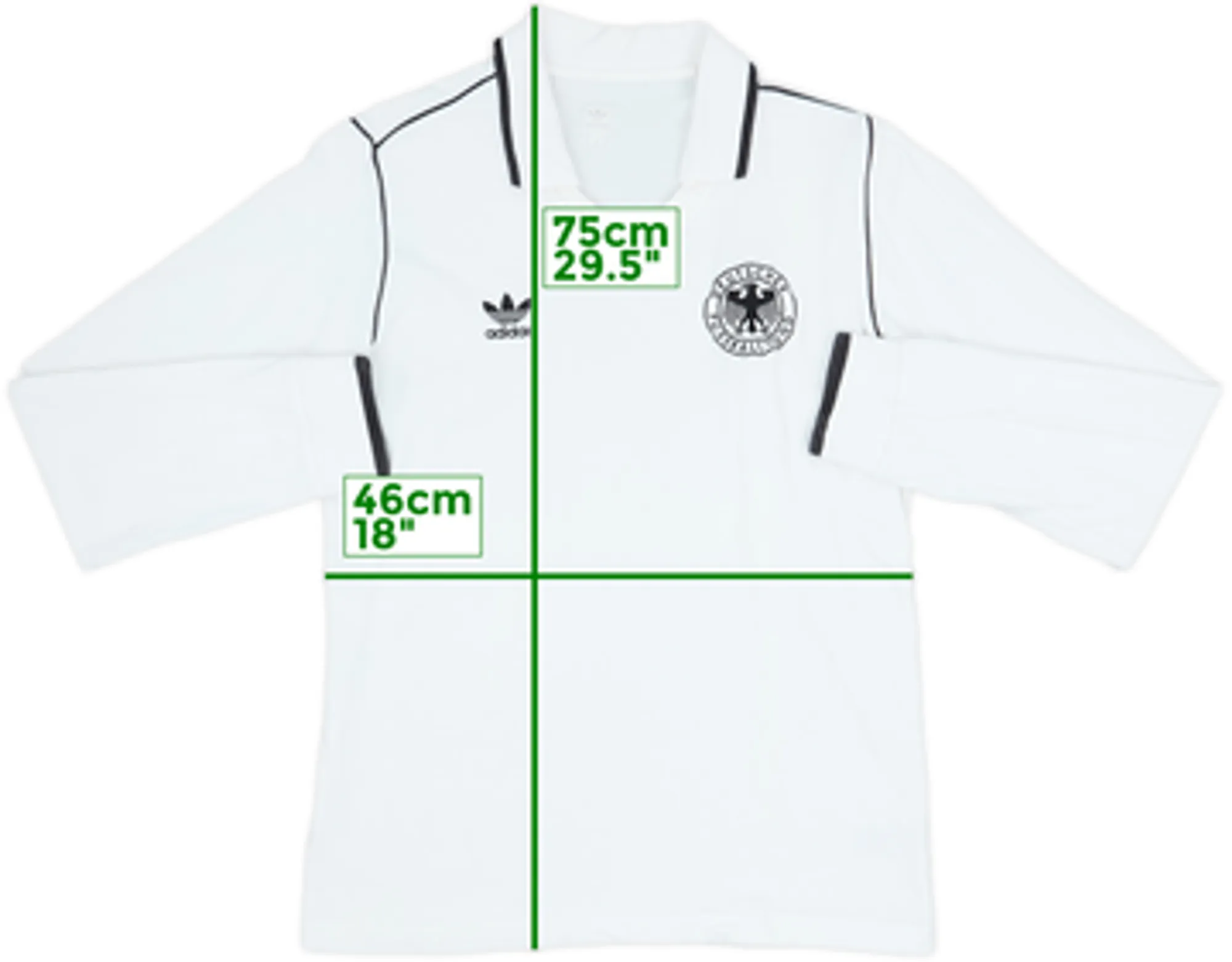 2004-05 Germany adidas Originals Retro L/S Shirt - 8/10 - (M)