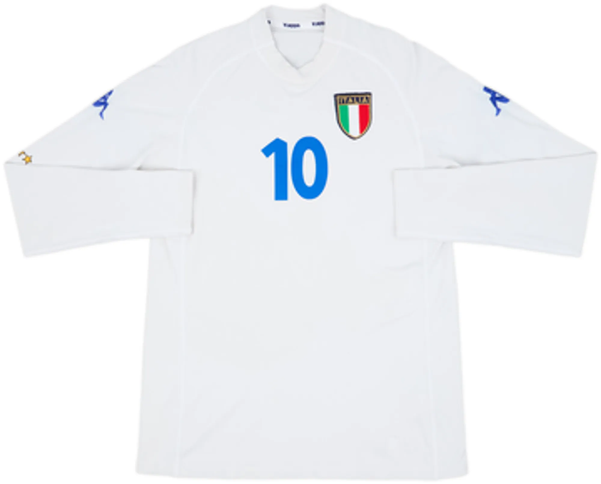 2000-01 Italy Away L/S Shirt Del Piero #10 - 6/10 - (XXL)