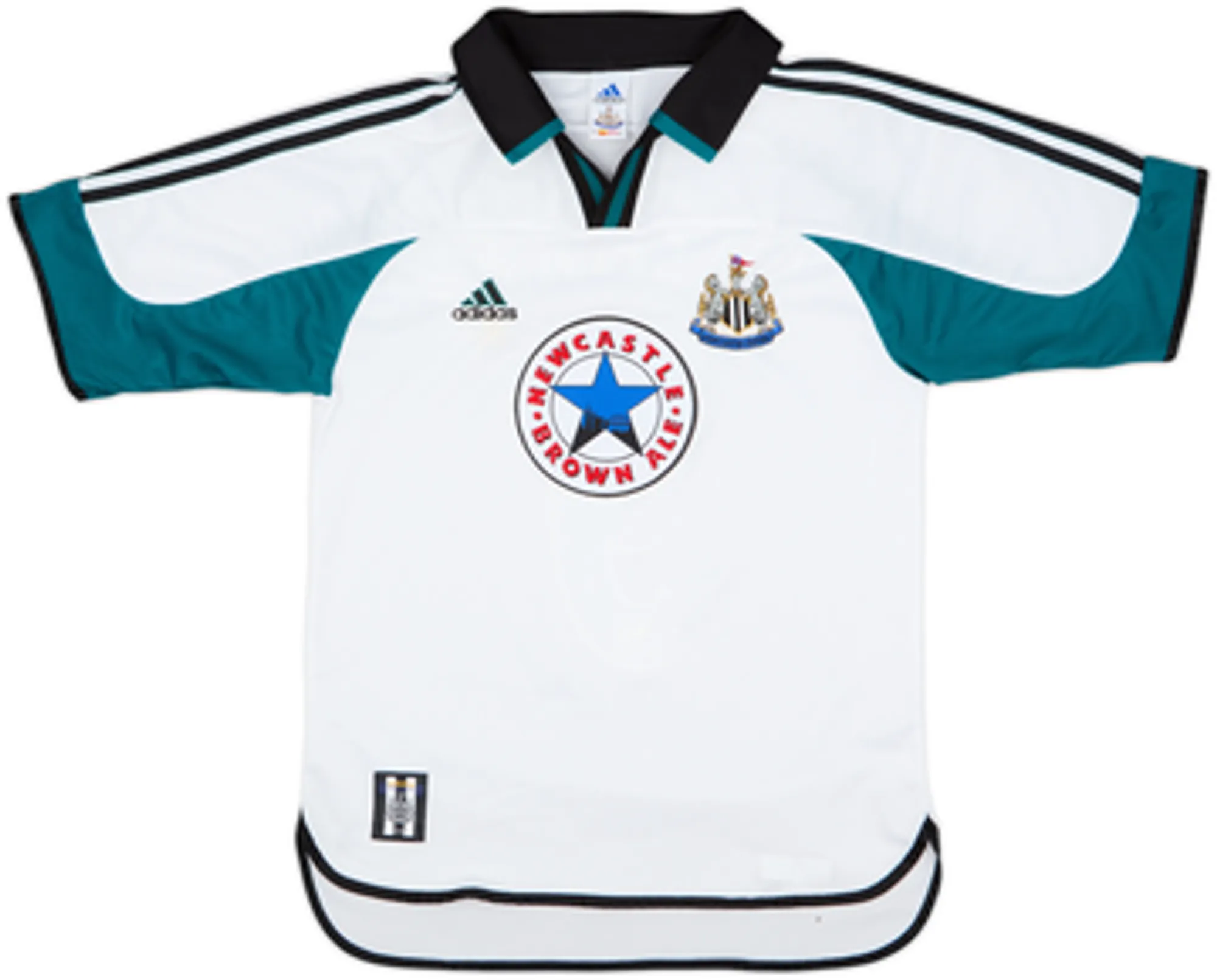 1999-00 Newcastle Away Shirt Shearer #9 - 7/10 - (L)