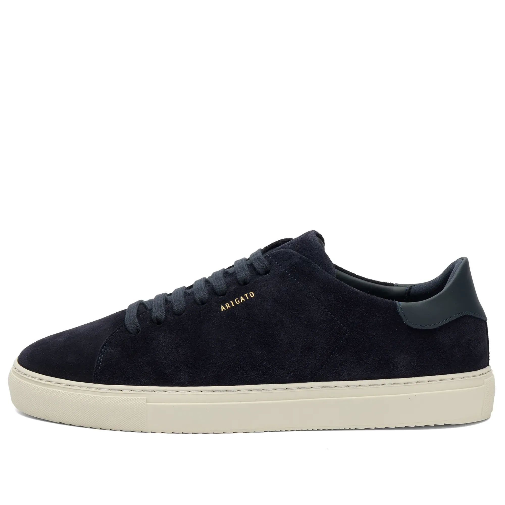 Axel Arigato Men's Clean 90 Suede Sneaker Dark Blue/Off White
