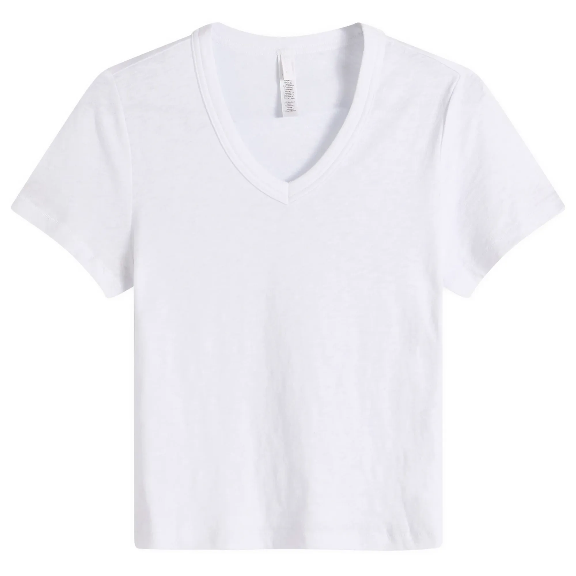 SKIMS Women's Worn In Jersey Baby V Neck Tee Snow