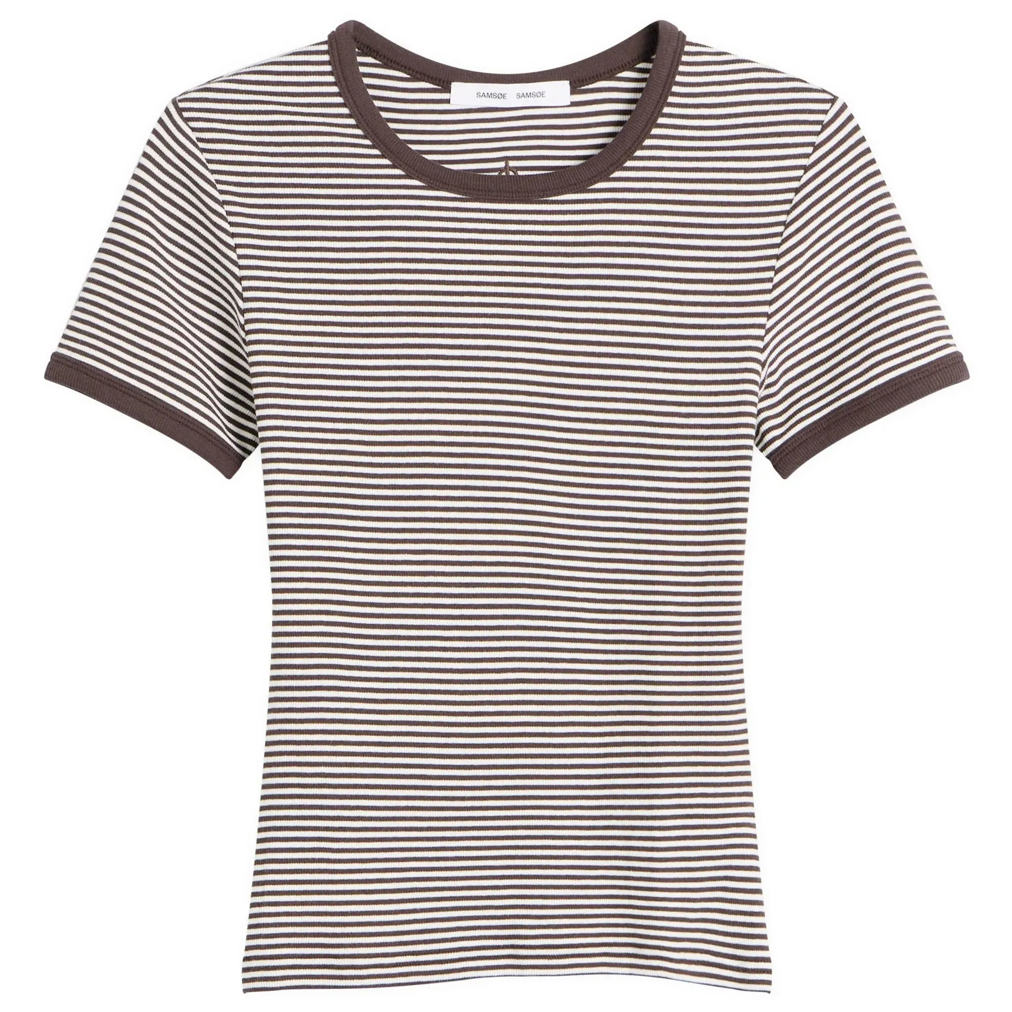 Samsøe Samsøe Women's Salinas T-Shirt Mulch Stripe