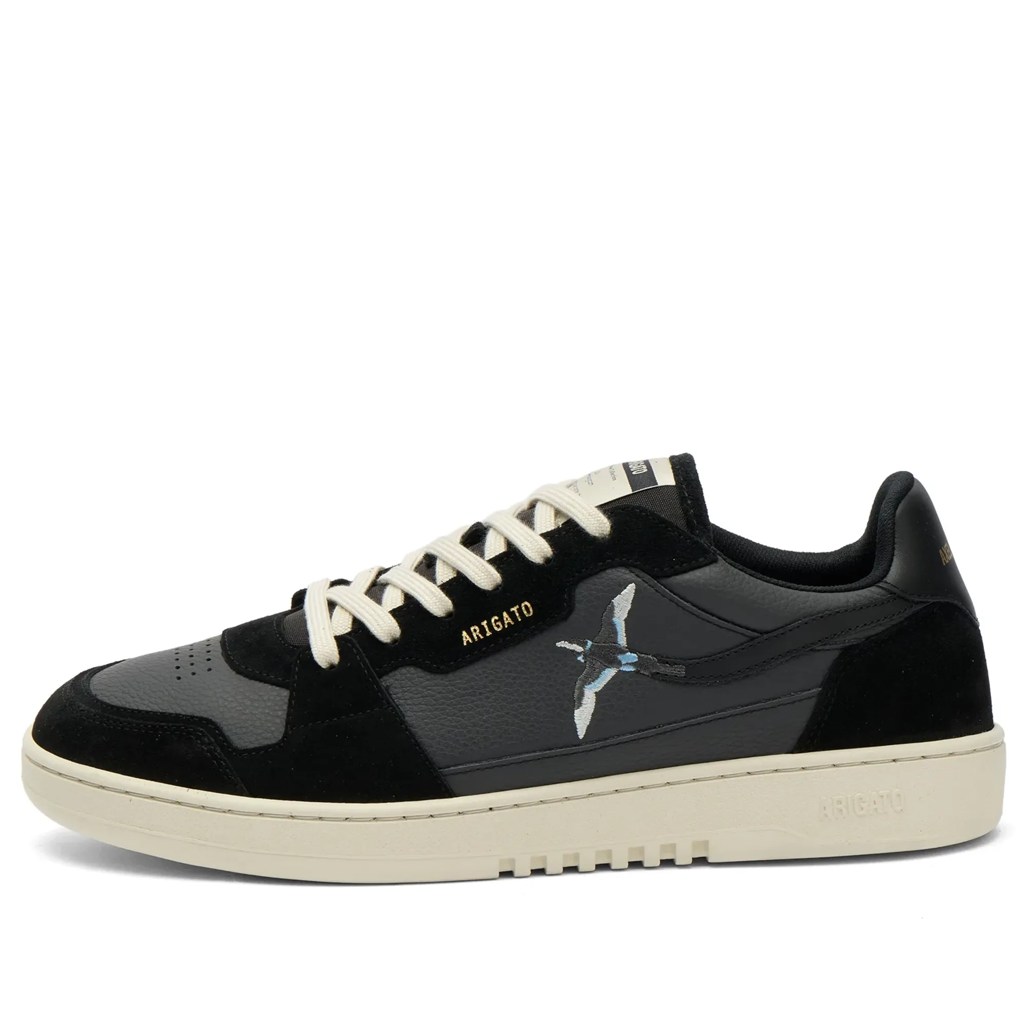 Axel Arigato Men's Dice Lo Bee Bird Sneaker Black/Off Black
