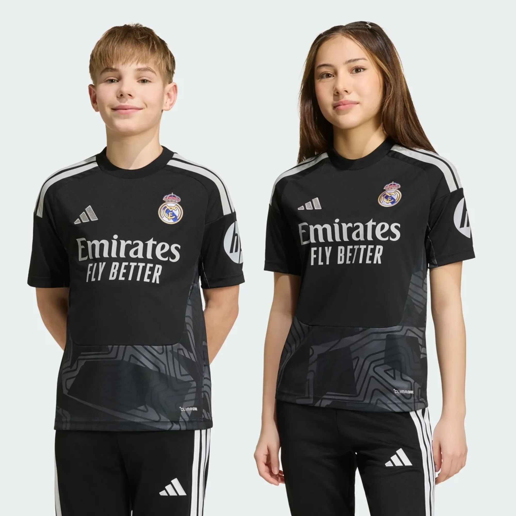 adidas Real Madrid 26/27 Home Goalkeeper Jersey Kids