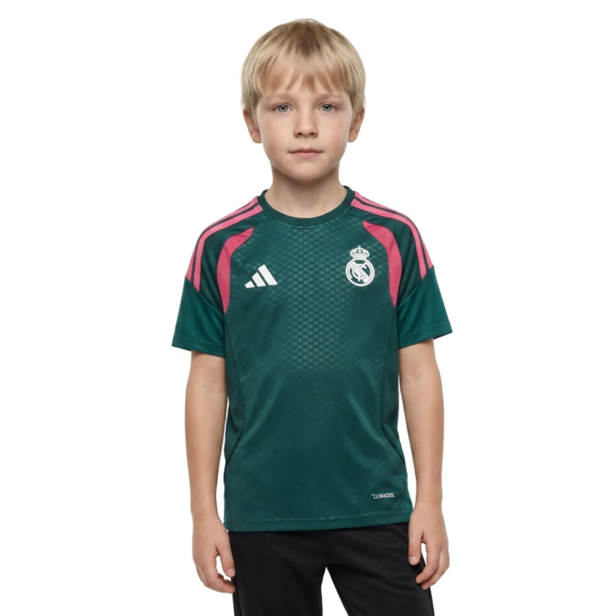 Real Madrid adidas Training Jersey - Dark Green - Kids