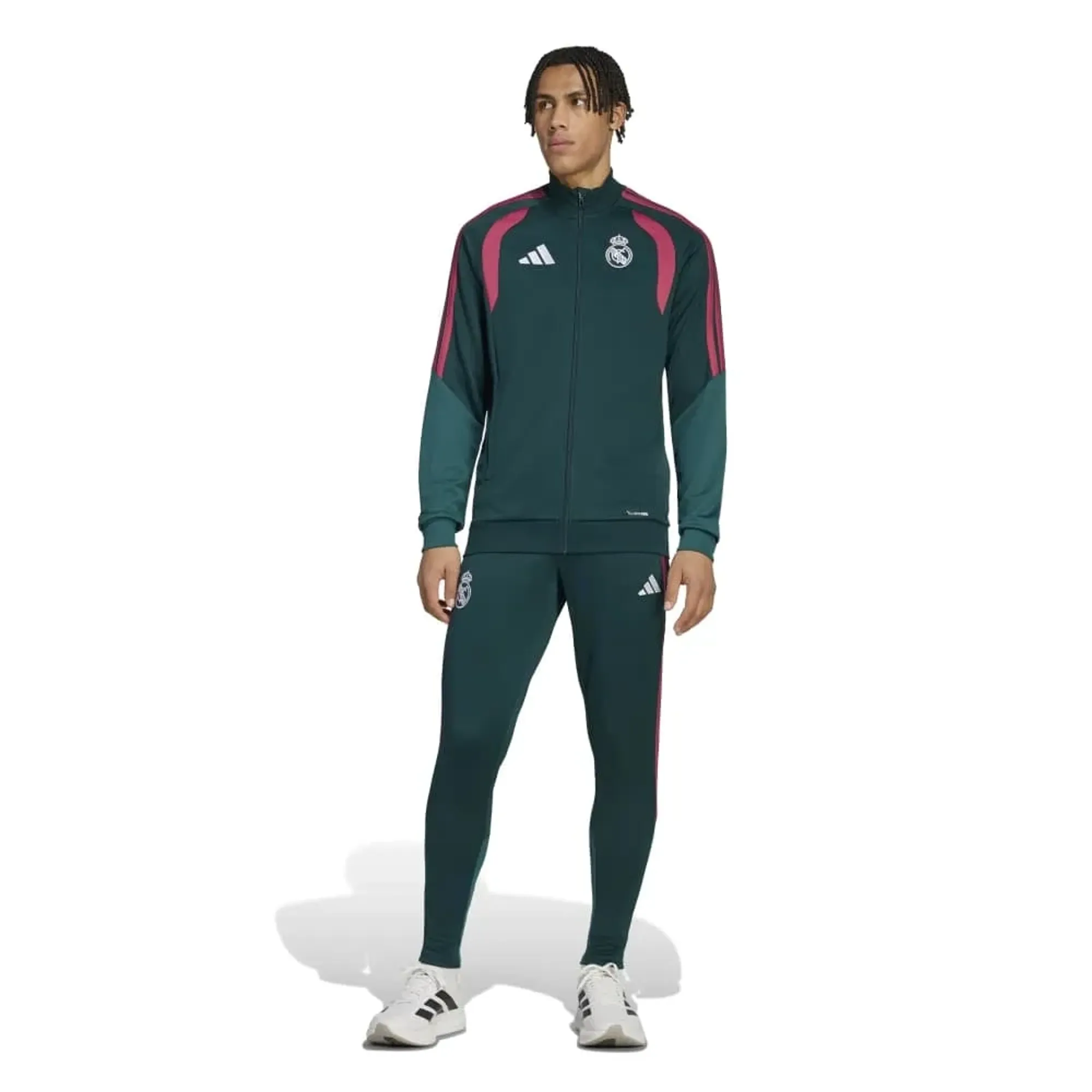 Real Madrid adidas Training Tracksuit - Dark Green
