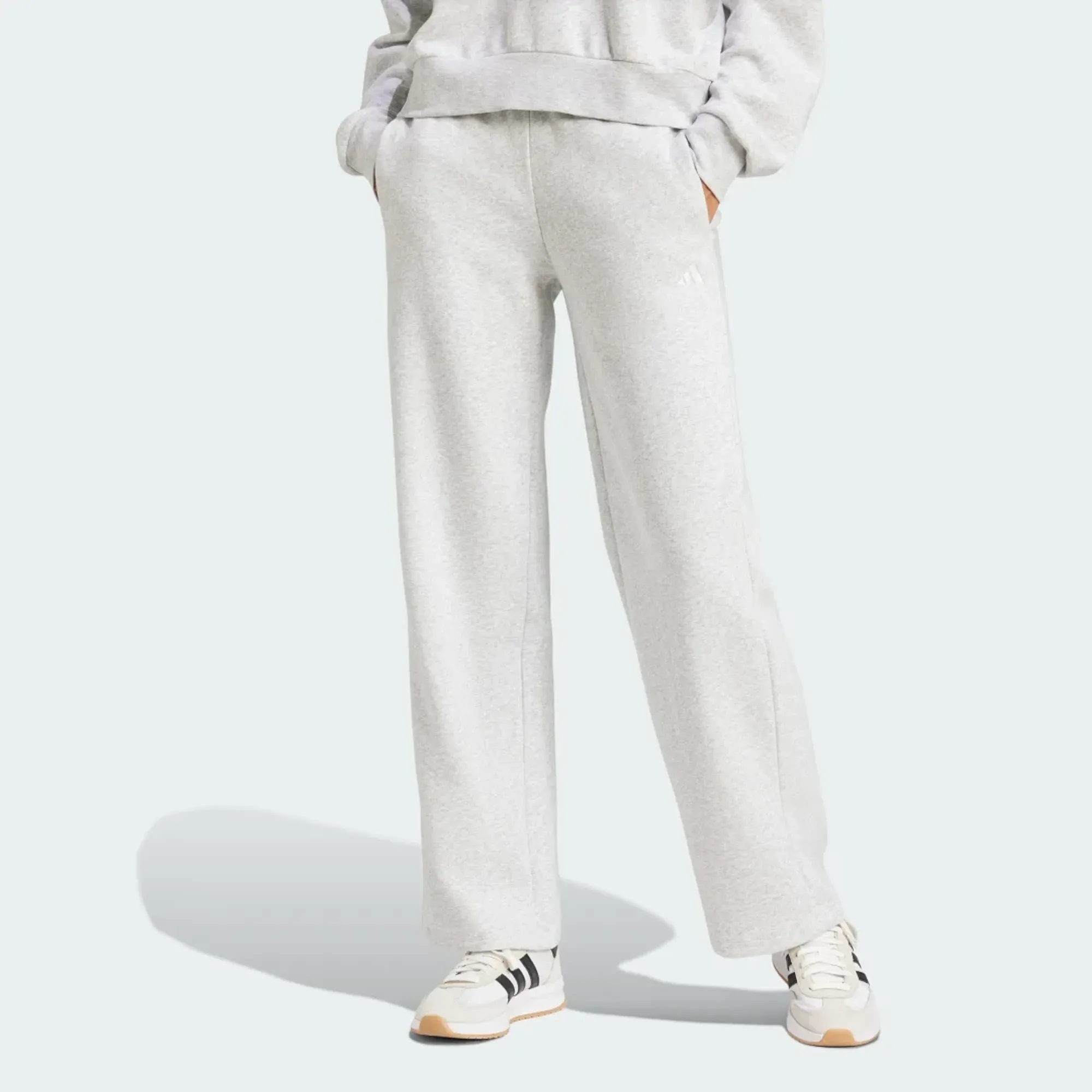 adidas Essentials Small Logo Feel Cozy Open-Hem Joggers