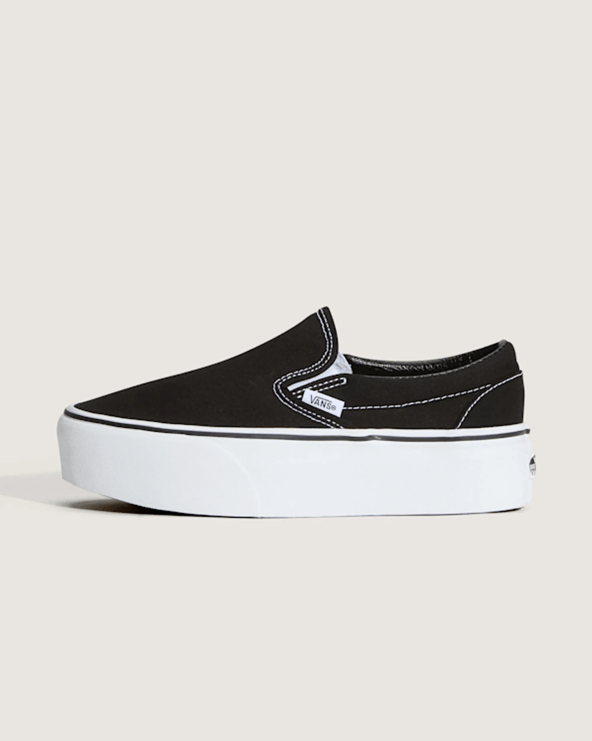 Vans - Classic Slip-On Platform Shoes, Woman, Black
