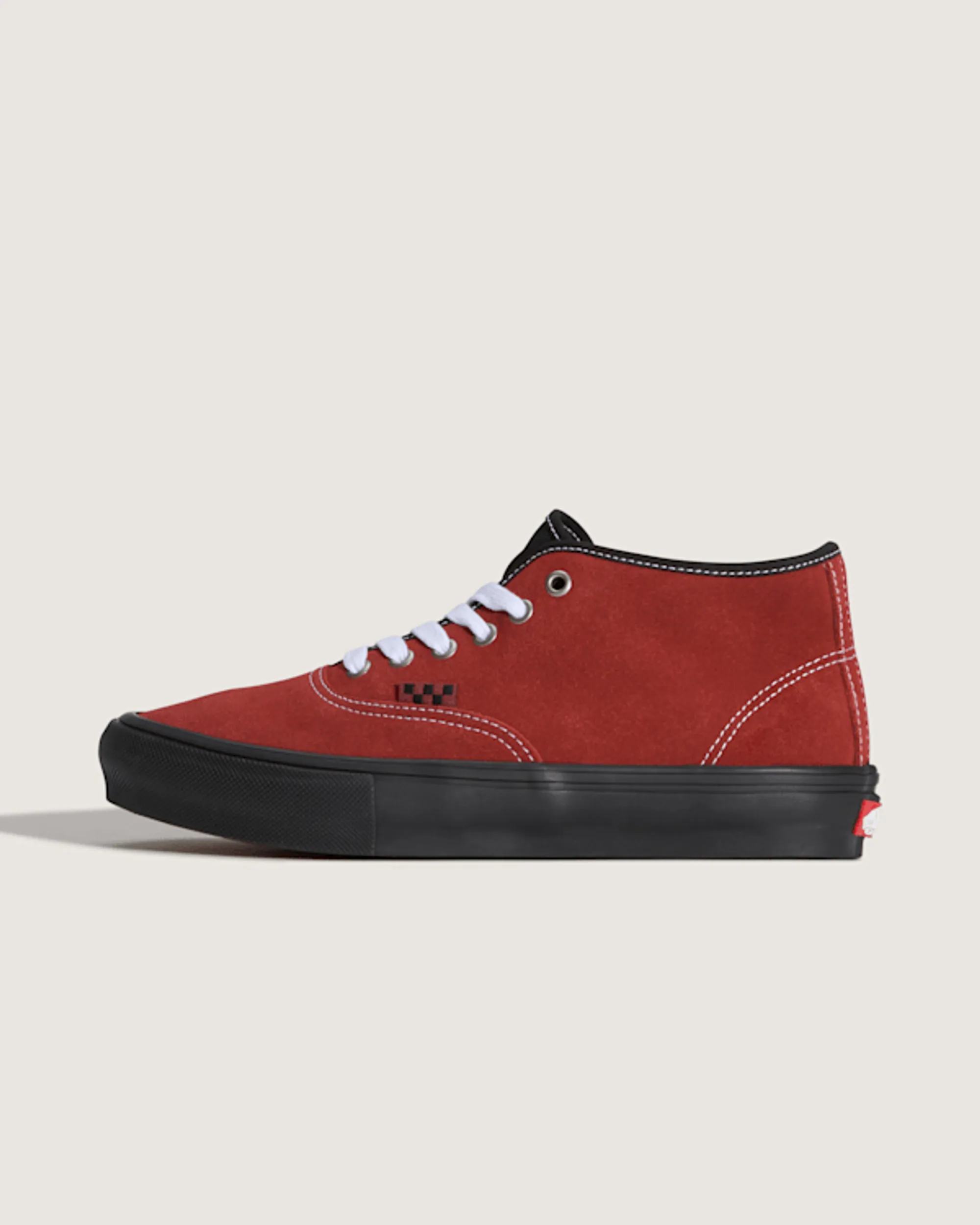 Vans - Skate Authentic Mid Shoes, Man, Red