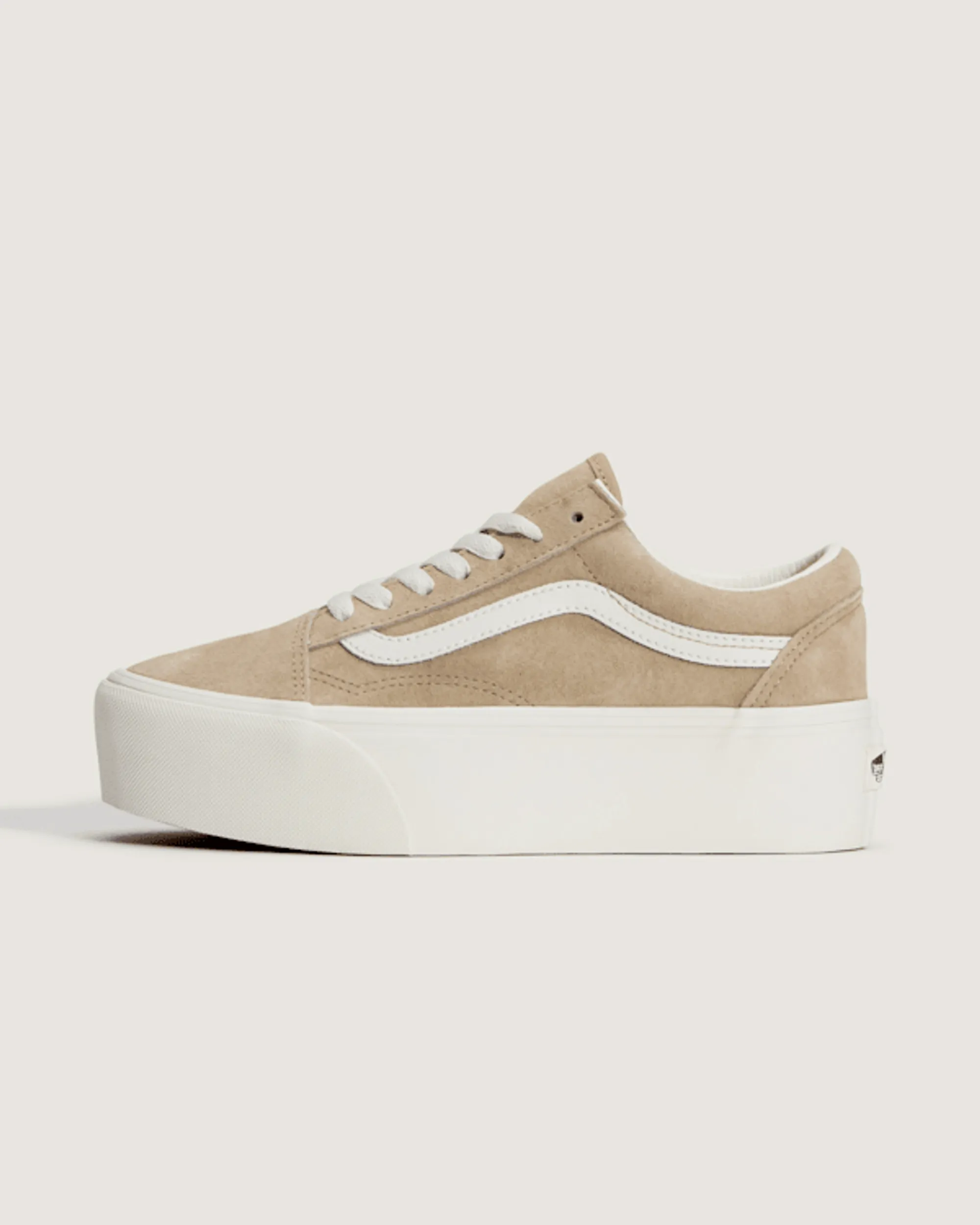 Vans - Old Skool Platform Shoes, Man, Beige