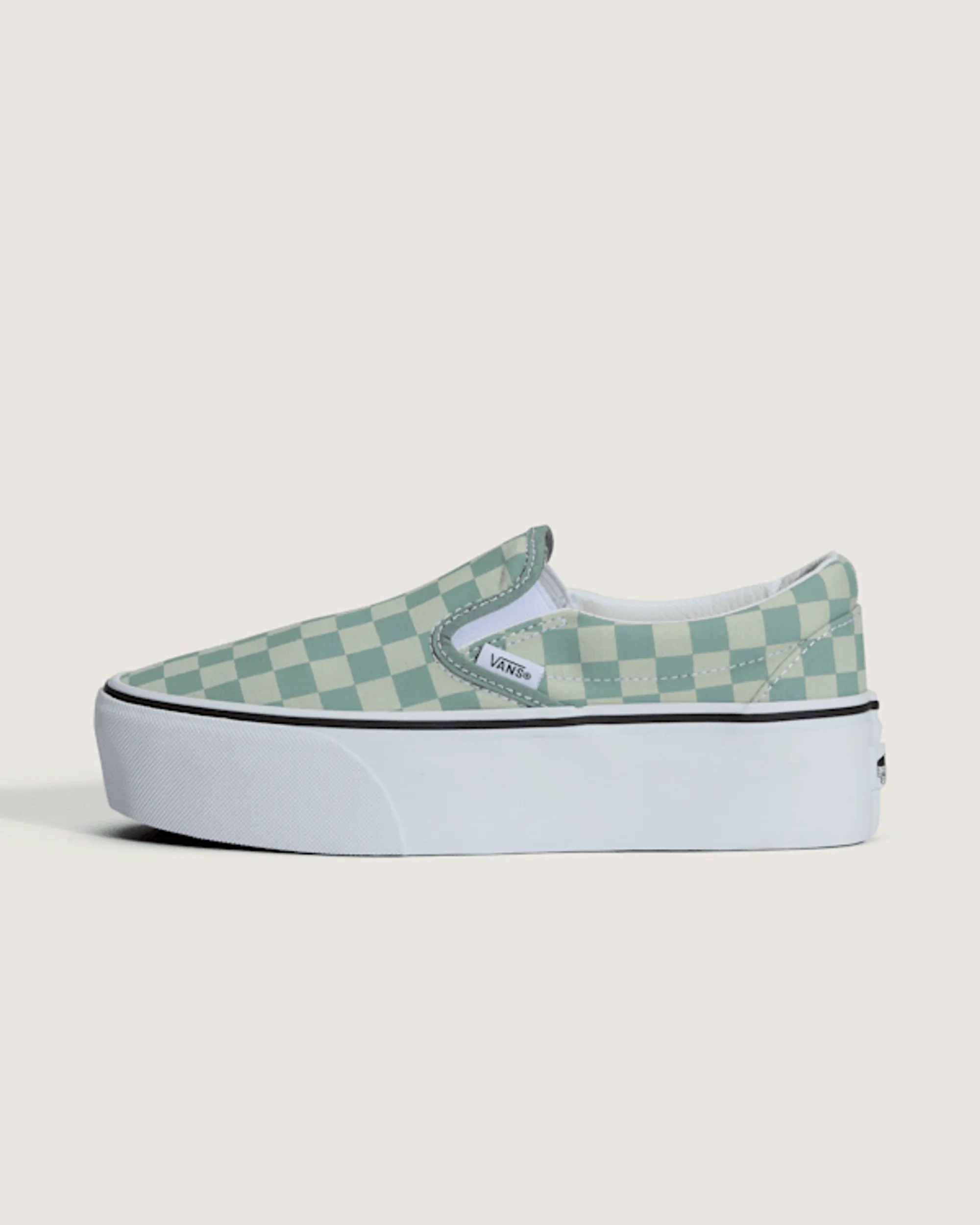 Vans - Classic Slip-On Platform Shoes, Man, Green