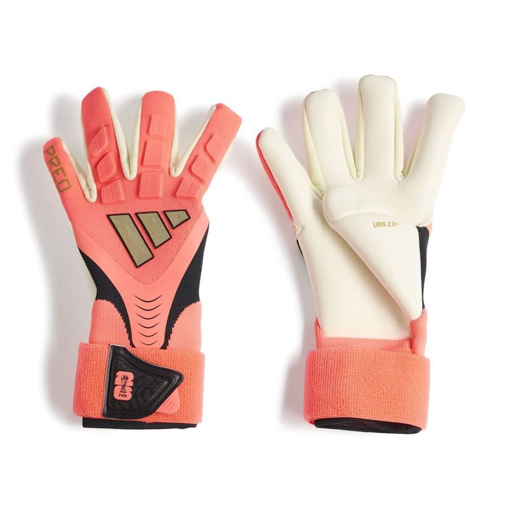 Adidas Goalkeeper Gloves Predator Pro Hybrid Strap Road To Glory - ['Pink']