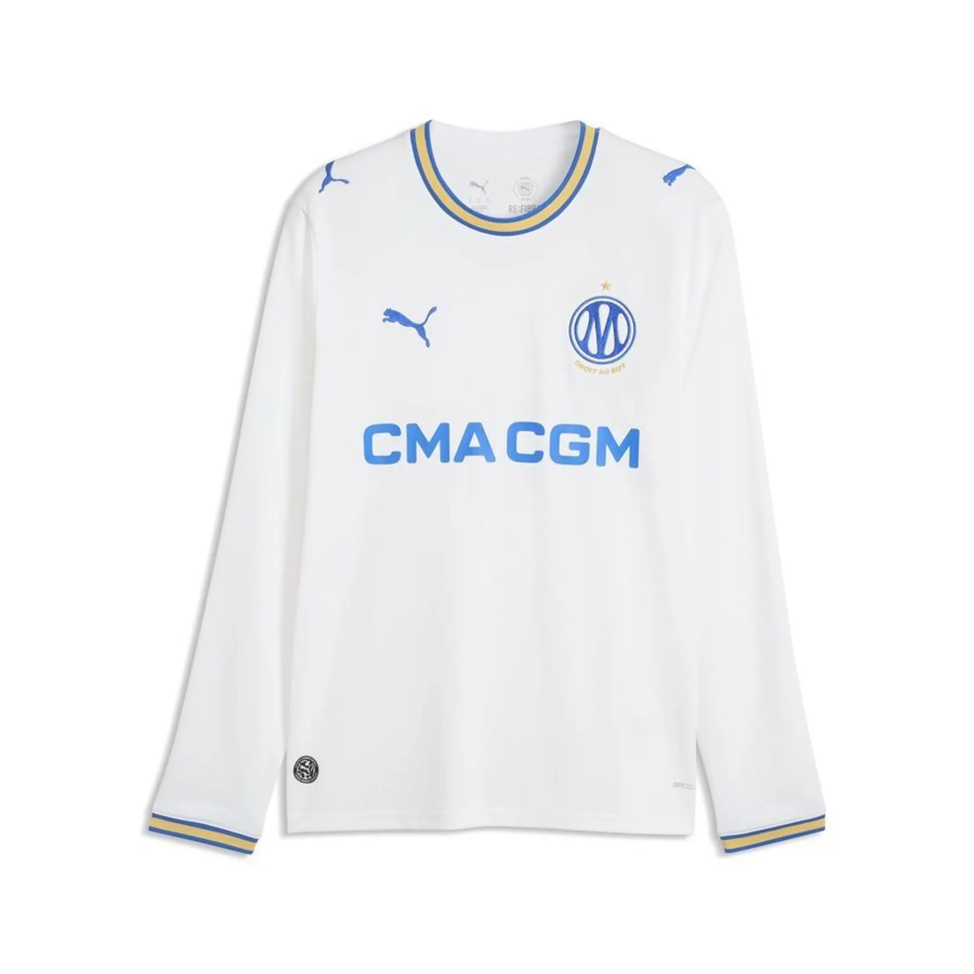 Marseille Home Shirt 2026/27 Long Sleeves Pre-Order - ['White']