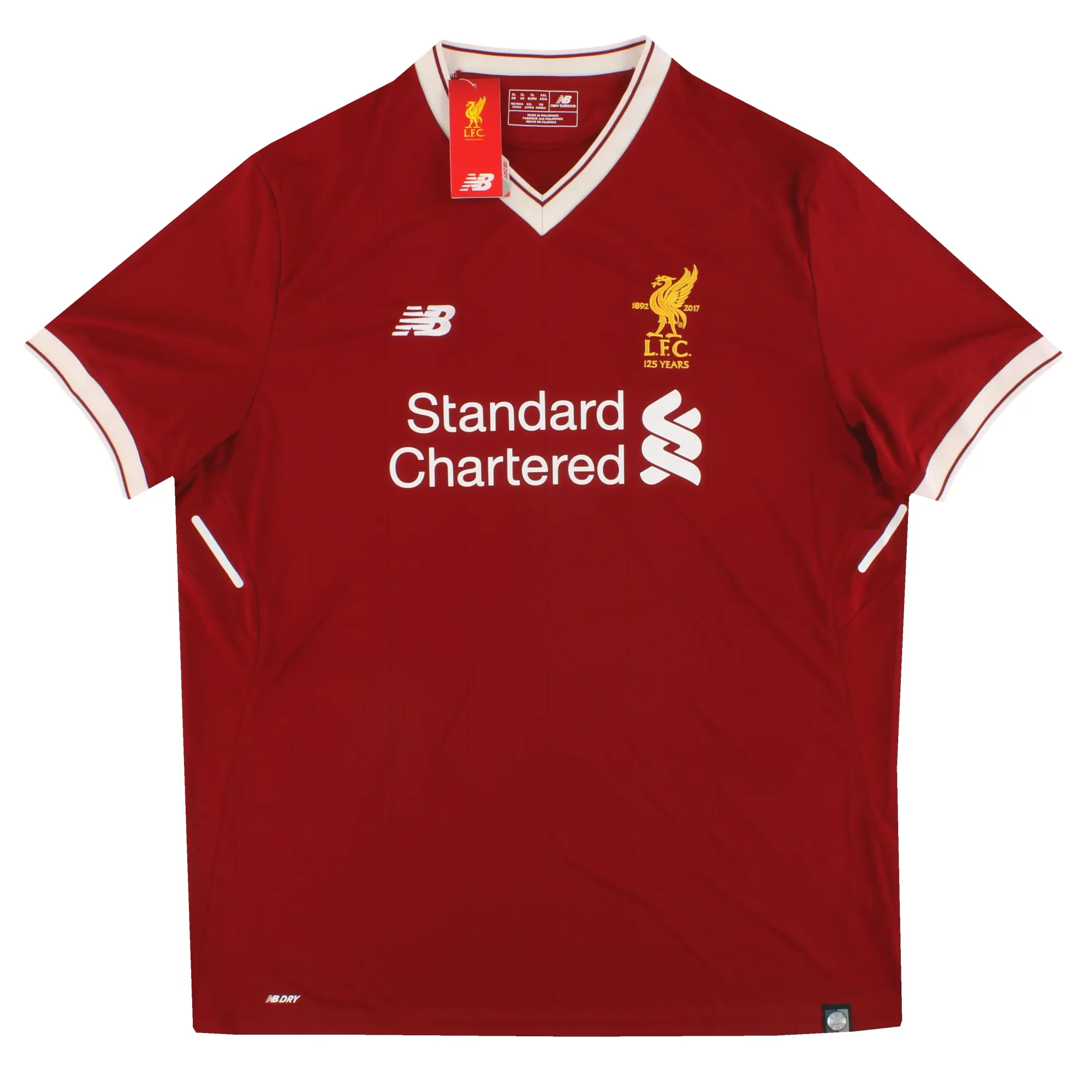 2017-18 Liverpool New Balance '125 Years' Home Shirt *w/tags* XL - Liverpool / w/tags 