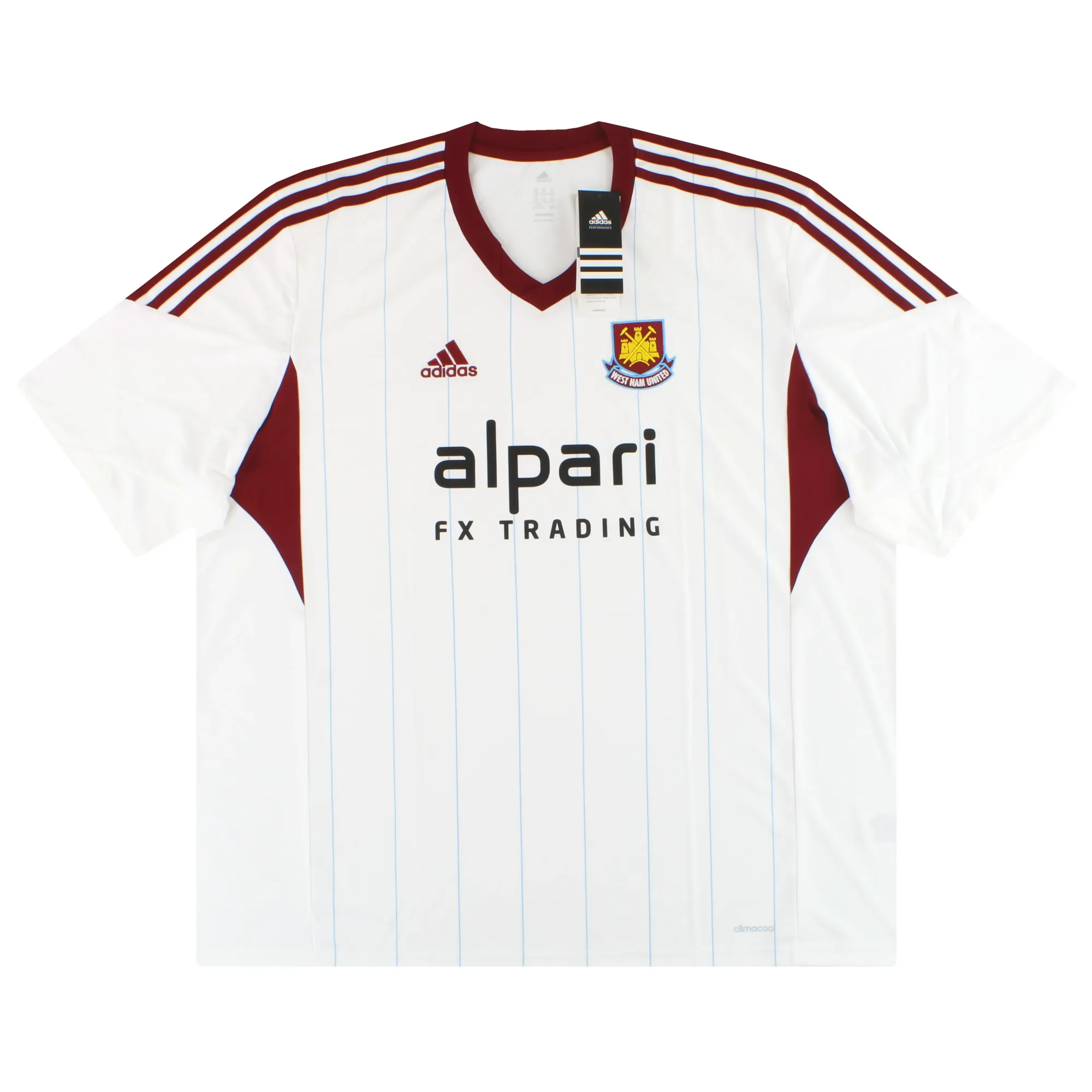 2013-14 West Ham adidas Away Shirt *w/tags* XXXL - West Ham / Excellent 