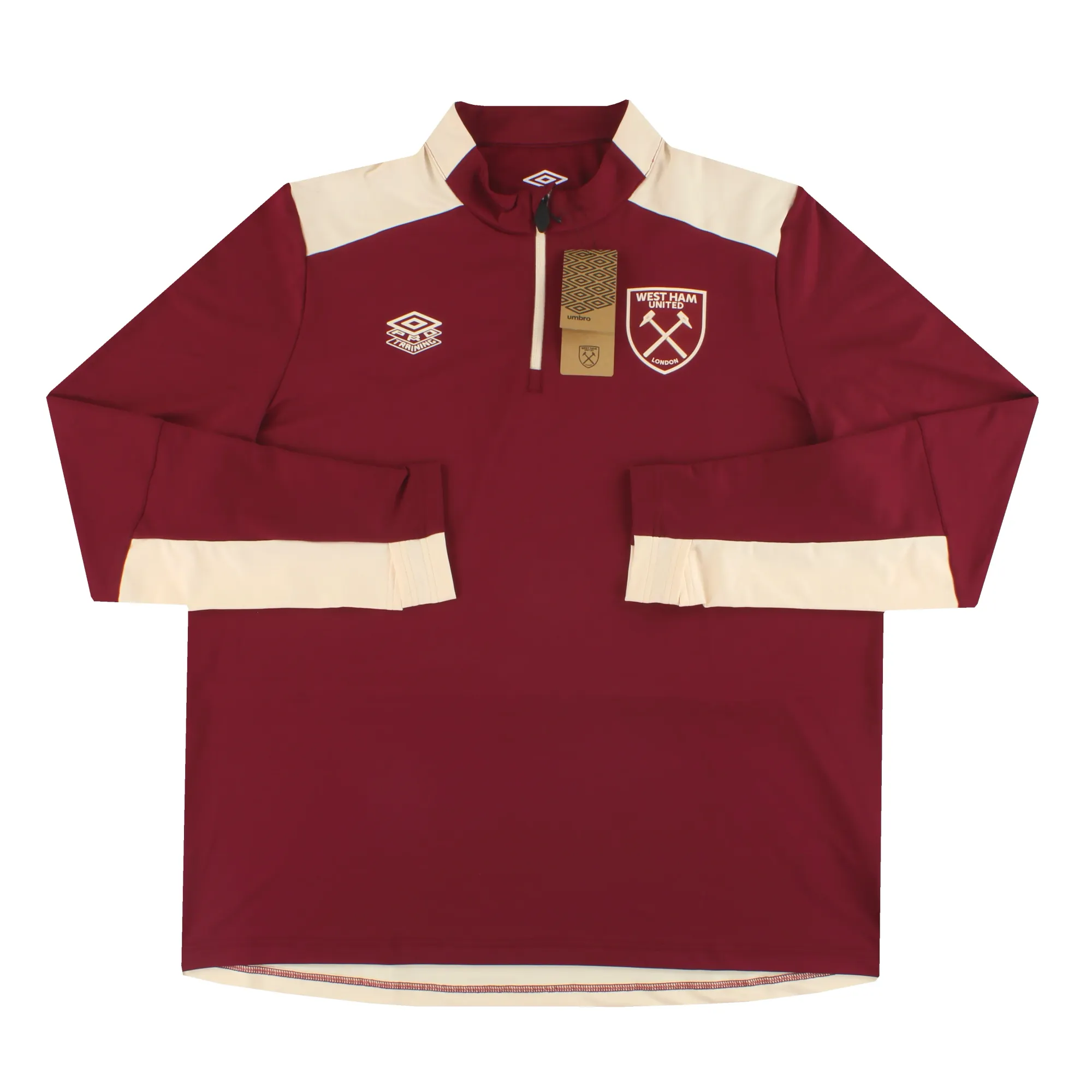 2025-26 West Ham Umbro Player 1/4 Zip Top *w/tags* XXL - West Ham / w/tags 