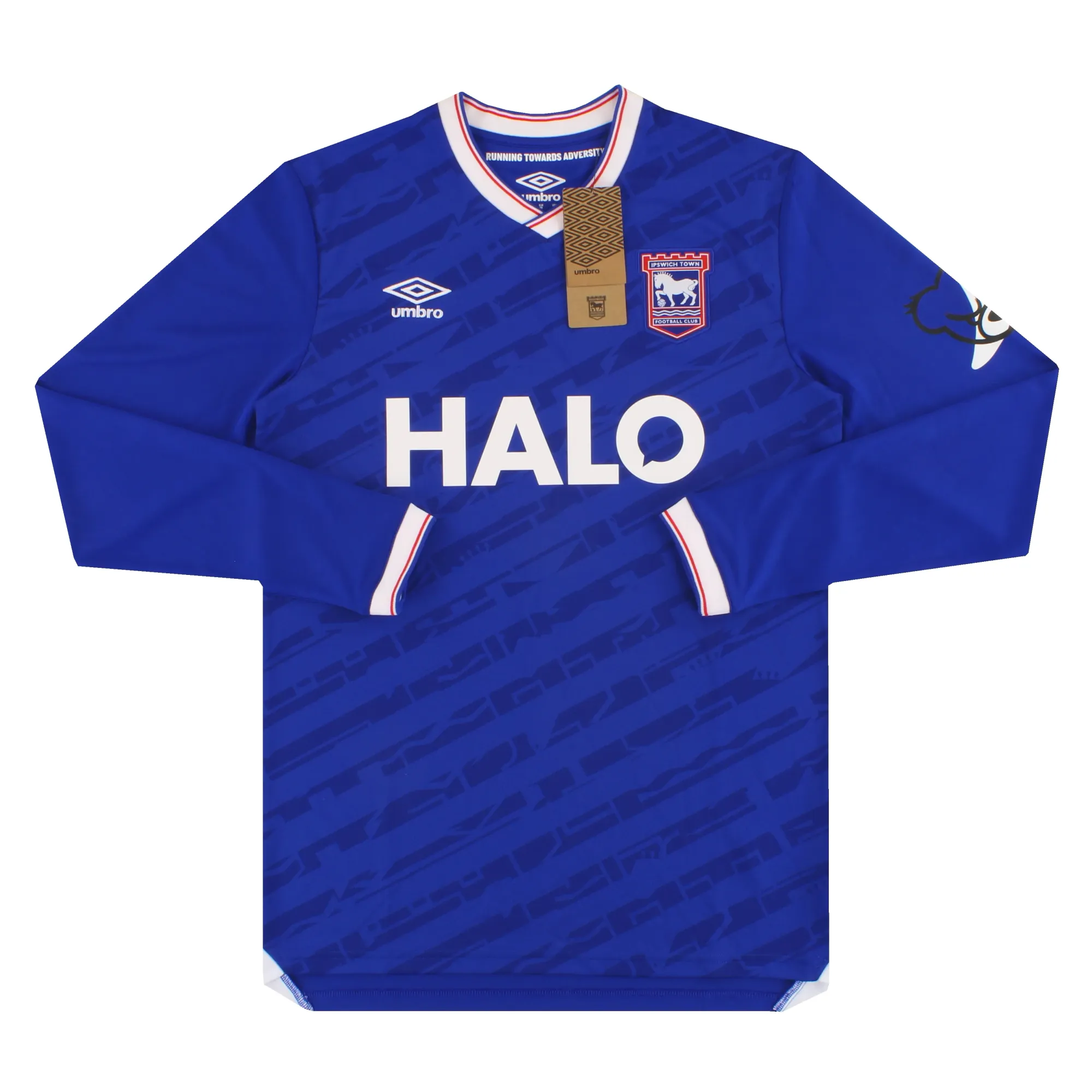 2025-26 Ipswich Umbro Home Shirt L/S *w/tags* - Ipswich / w/tags 