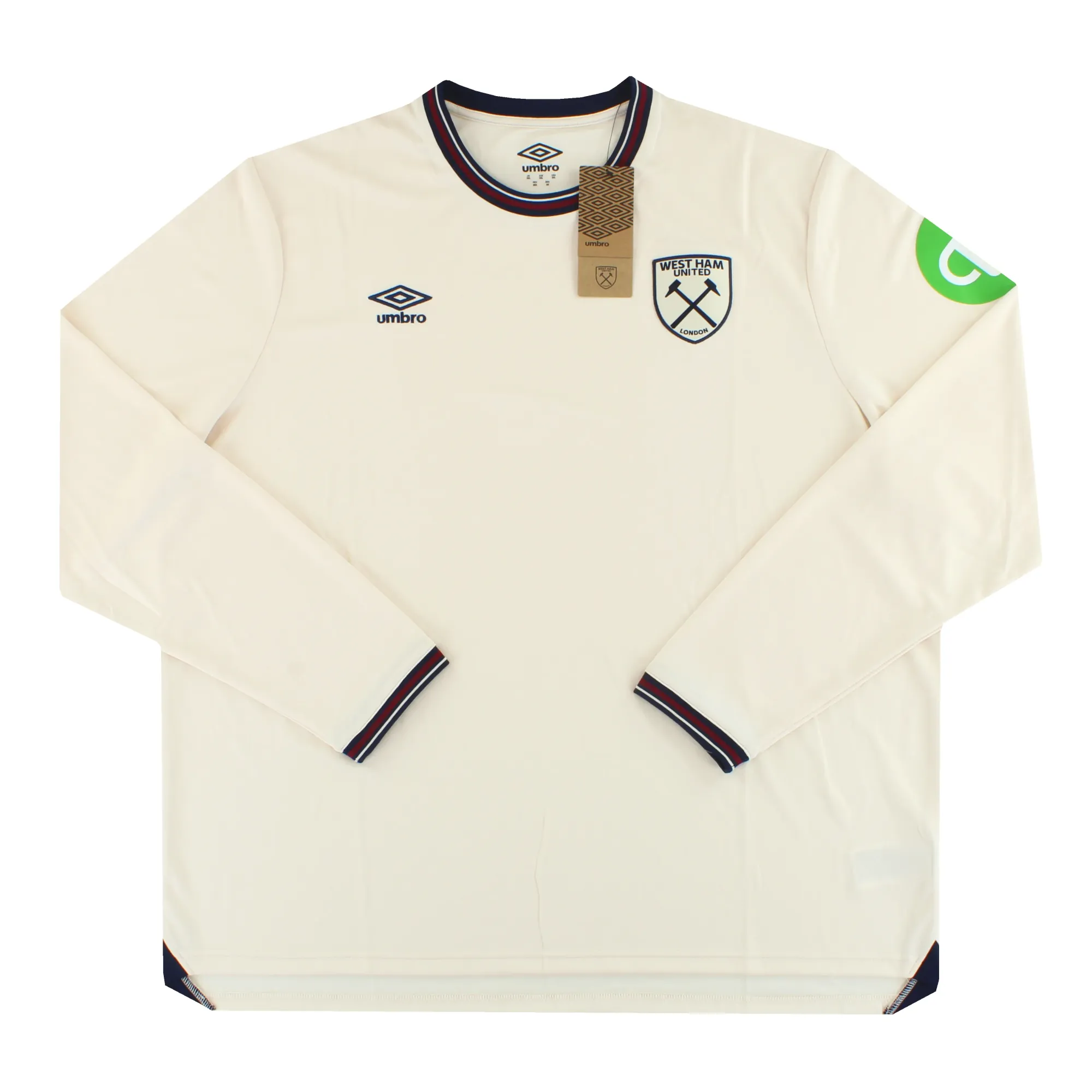 2025-26 West Ham Umbro Away Shirt L/S *w/tags* XXXL - West Ham / w/tags 