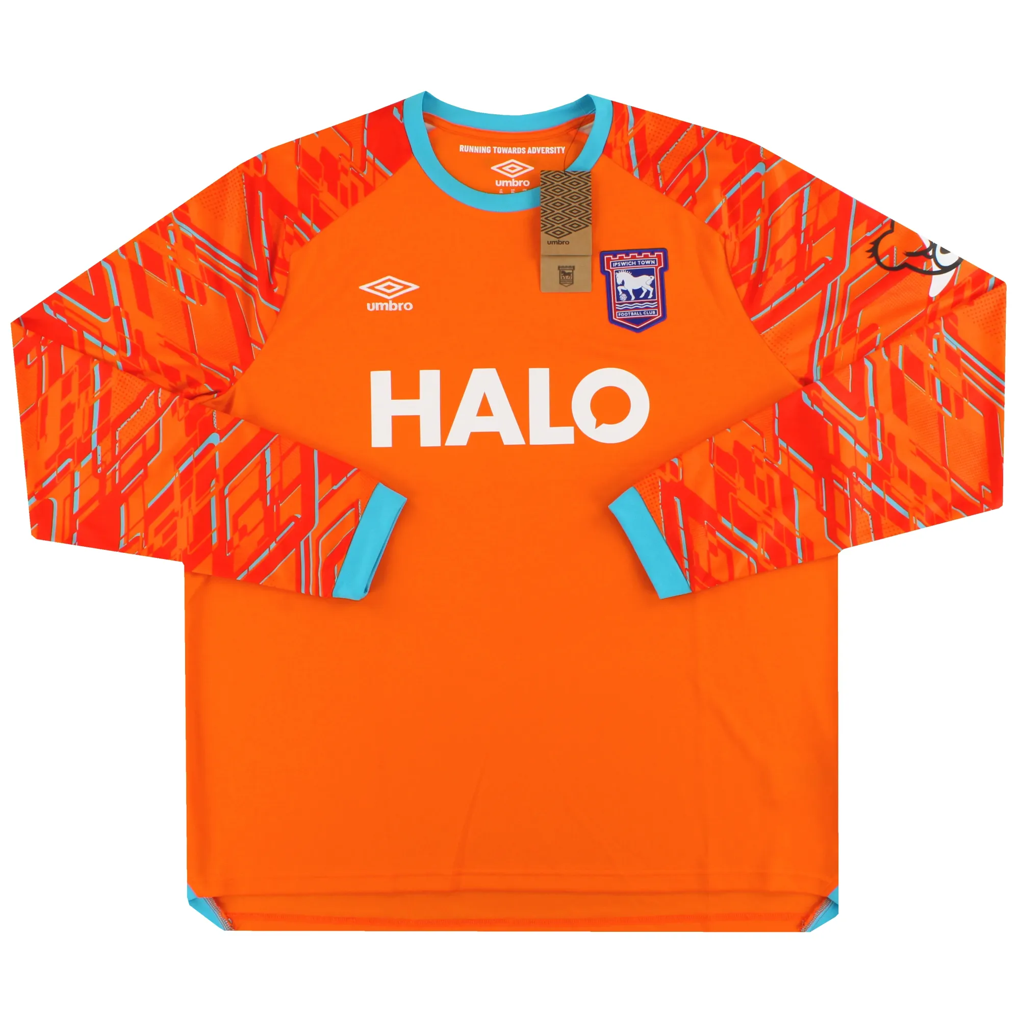 2025-26 Ipswich Umbro Goalkeeper Shirt L/S *w/tags* XXL - Ipswich / w/tags 