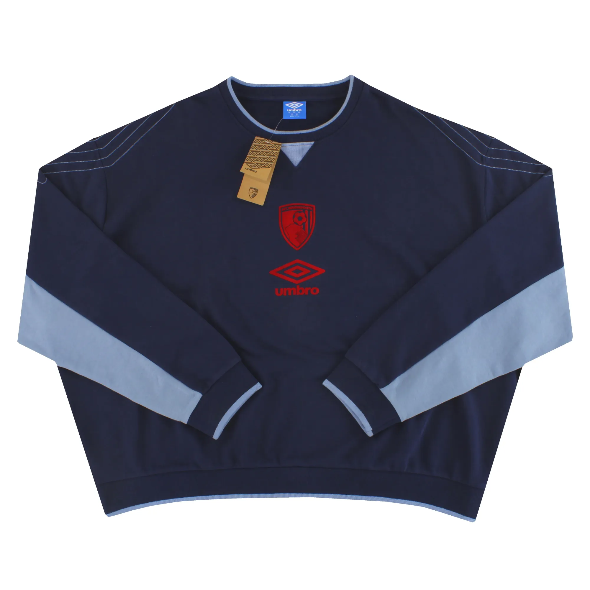 2025-26 Bournemouth Umbro Travel Crew Sweatshirt *w/tags* - Bournemouth / w/tags 