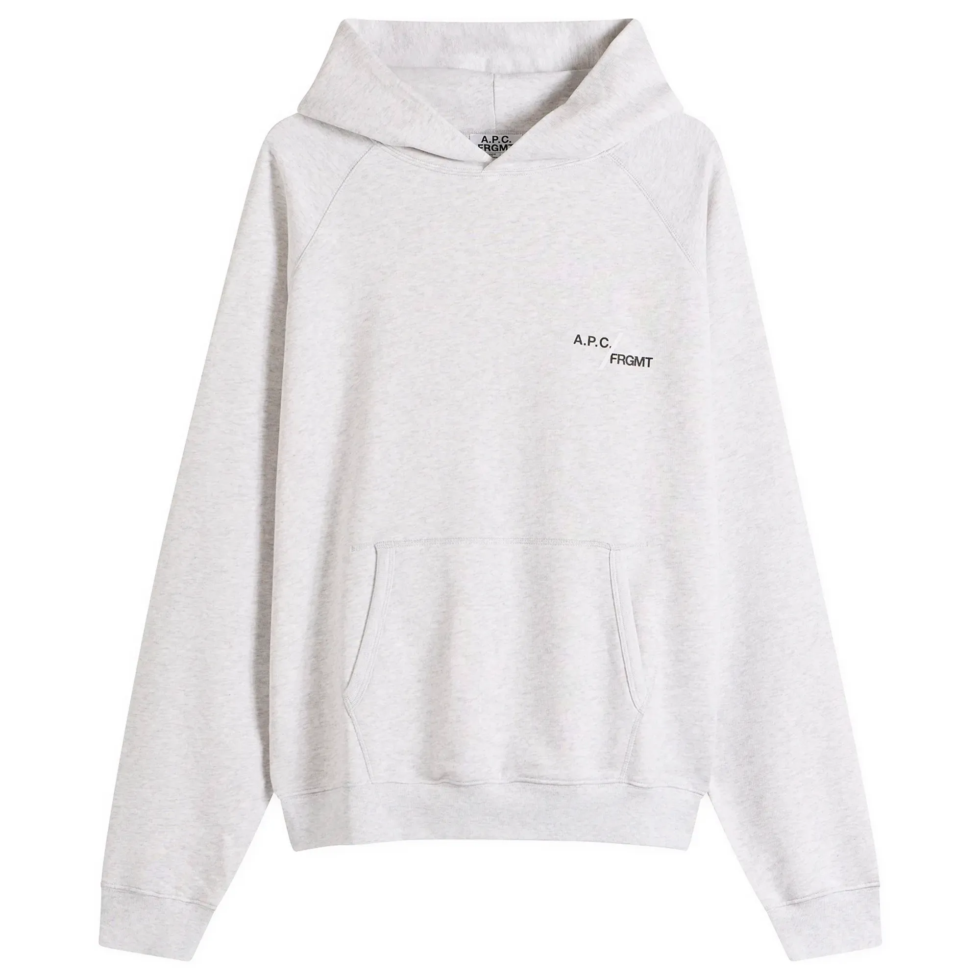 A.P.C. Men's FRGMT. Duck Hoodie Heathered Grey