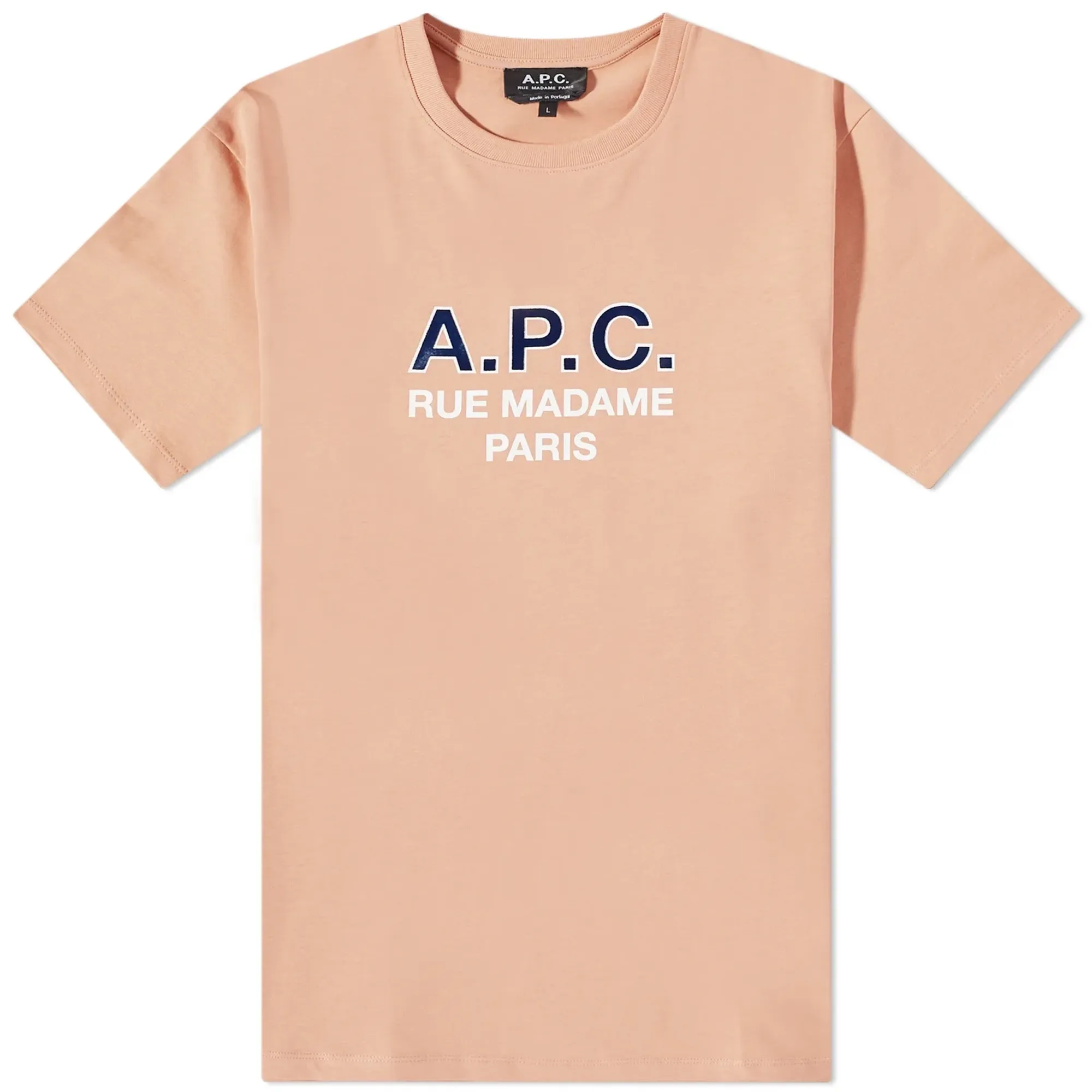 A.P.C. Men's Madame Logo T-Shirt Rose