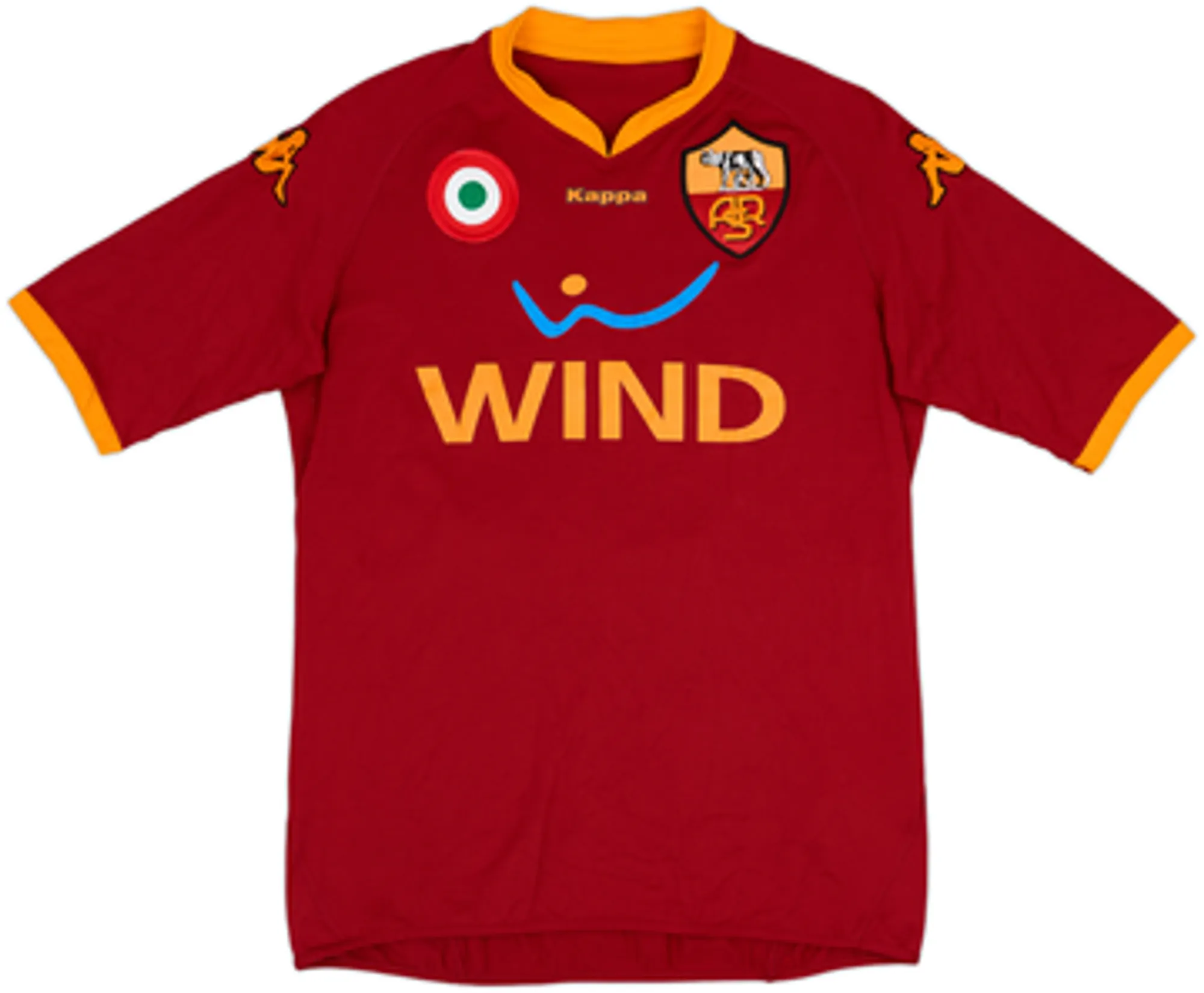 2007-08 Roma Home Shirt Totti #10 - 6/10 - (L)