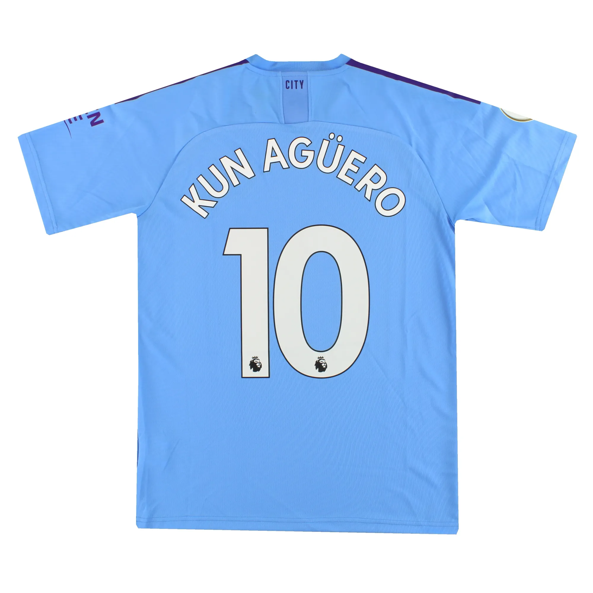 2019-20 Manchester City Puma '125 Years' Home Shirt Kun Aguero #10 *w/tags* M - Manchester City / w/tags 