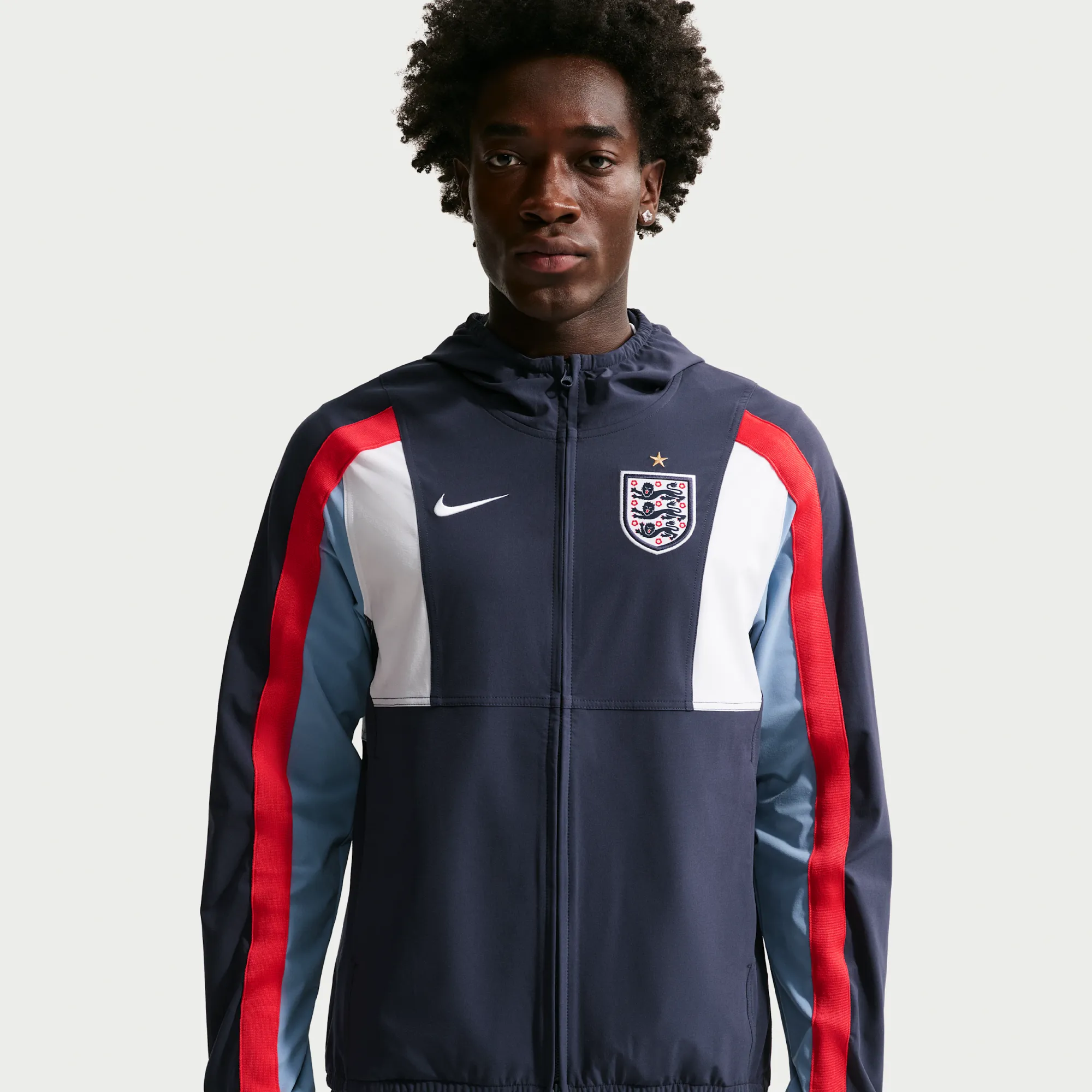 England Energy Men's Nike Dri-FIT Football Woven Jacket - Blue