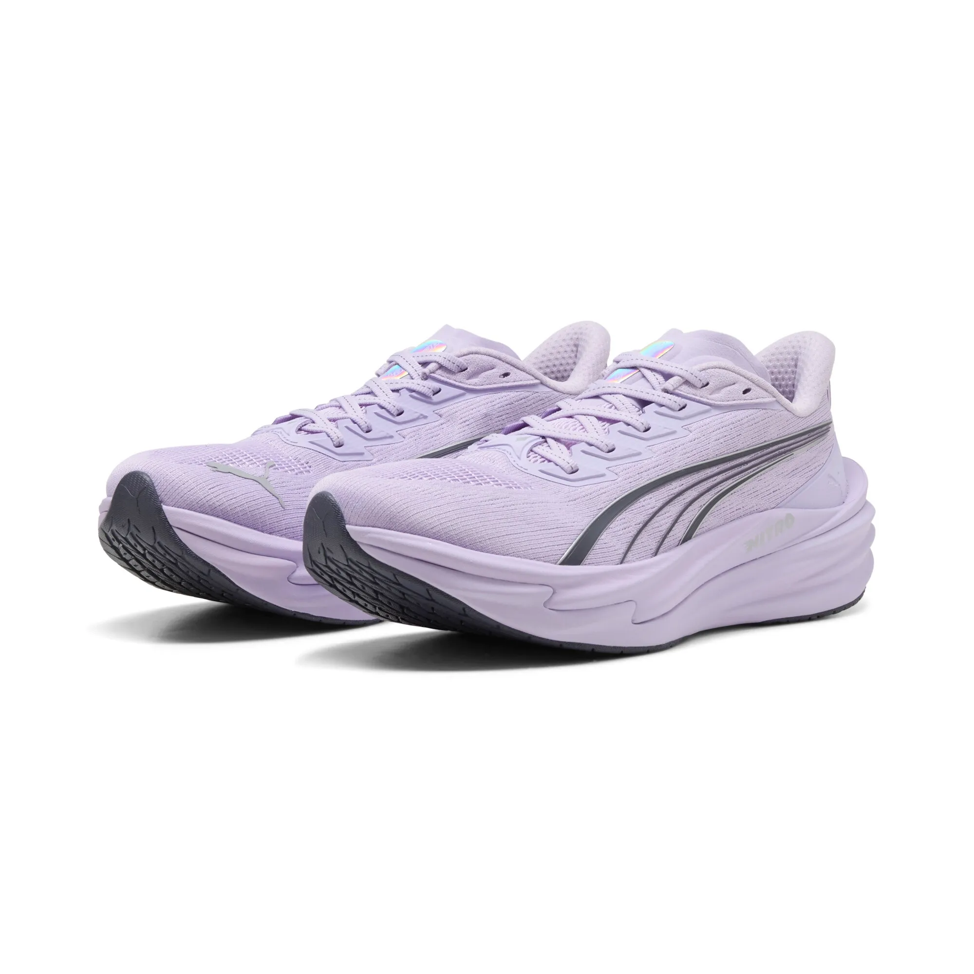 PUMA Deviate NITRO 4 Running Shoes Men in Purple | Size 10