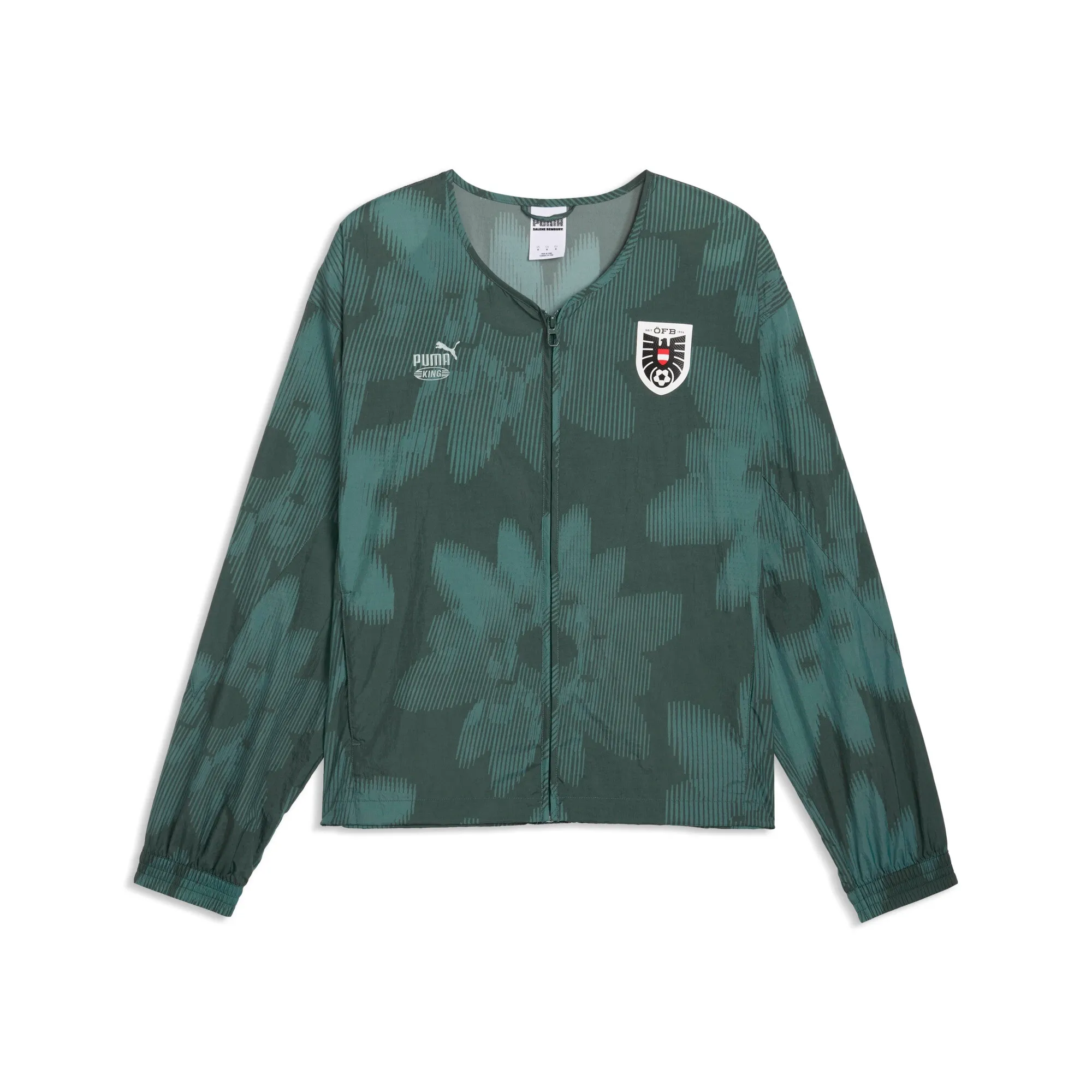 PUMA x AUSTRIA x SALEHE BEMBURY KING Track Jacket Men in Green | Size Large