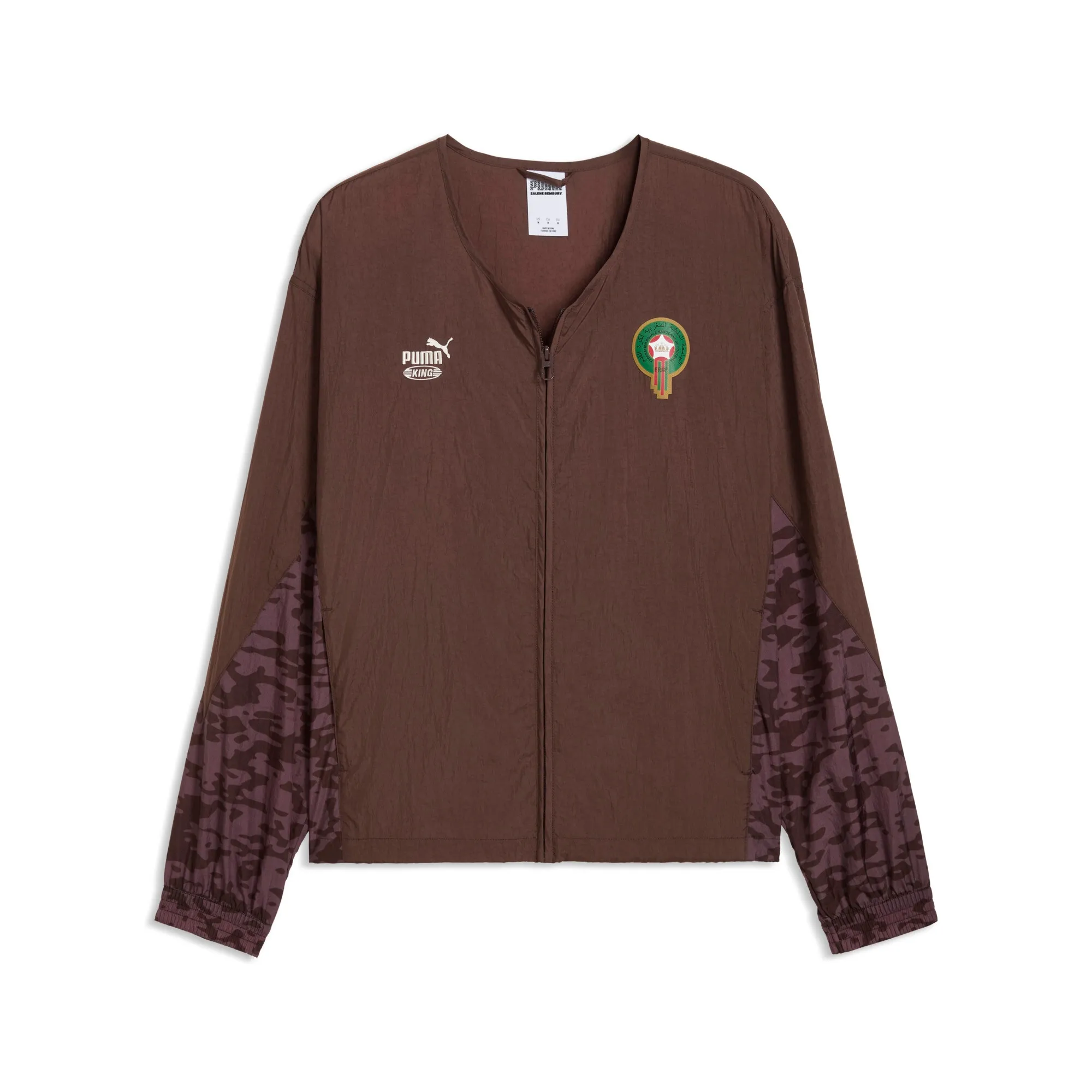 PUMA x MOROCCO x SALEHE BEMBURY KING Track Jacket Men in Brown | Size Large
