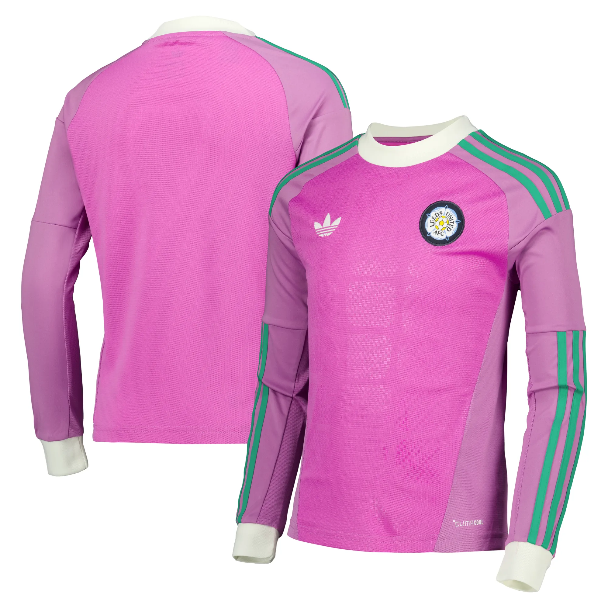 Leeds United adidas Goalkeeper Shirt 2026-27 - Long Sleeve - Kids