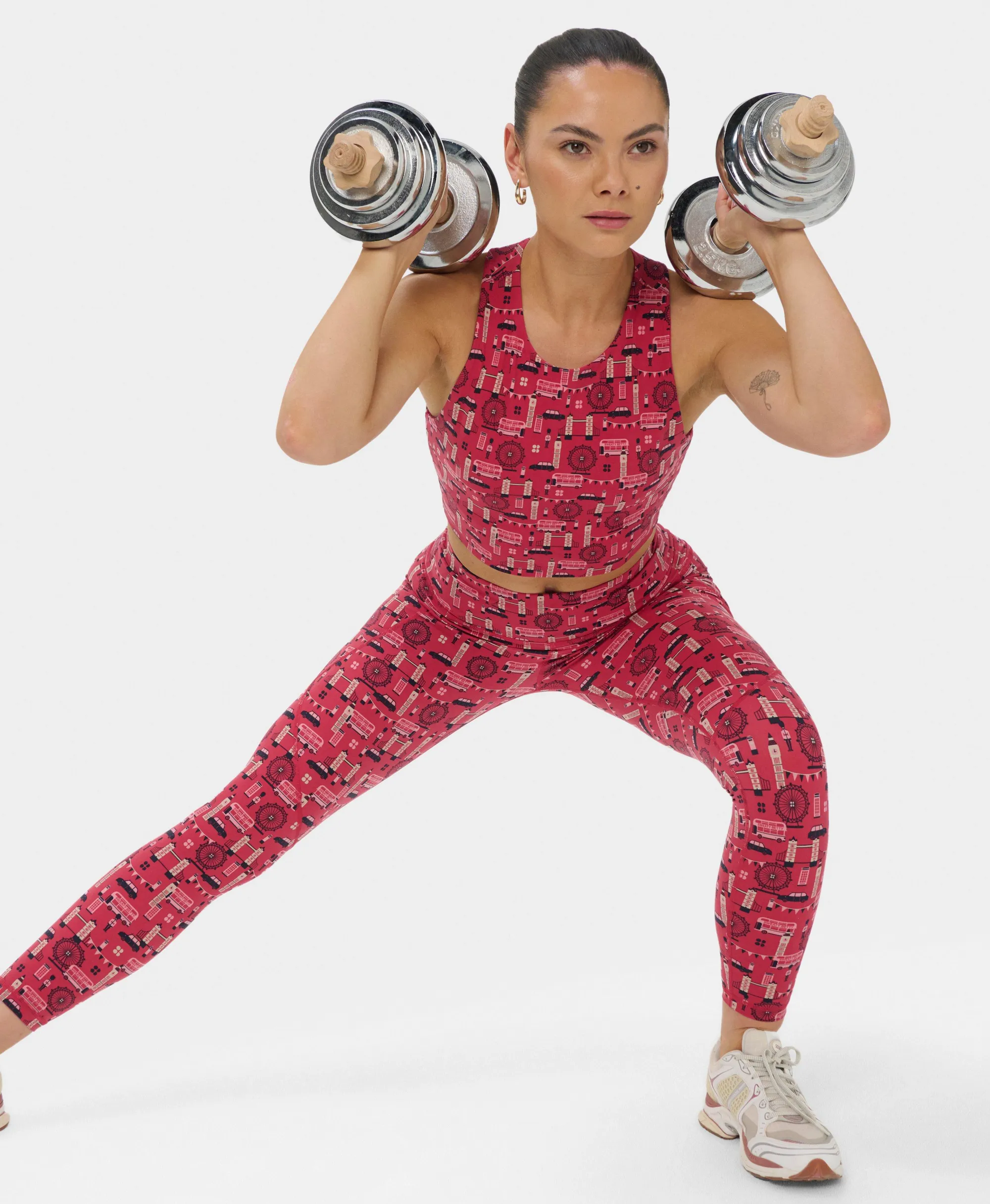 Sweaty Betty Power 7/8 Gym Leggings, Multi, Women's L