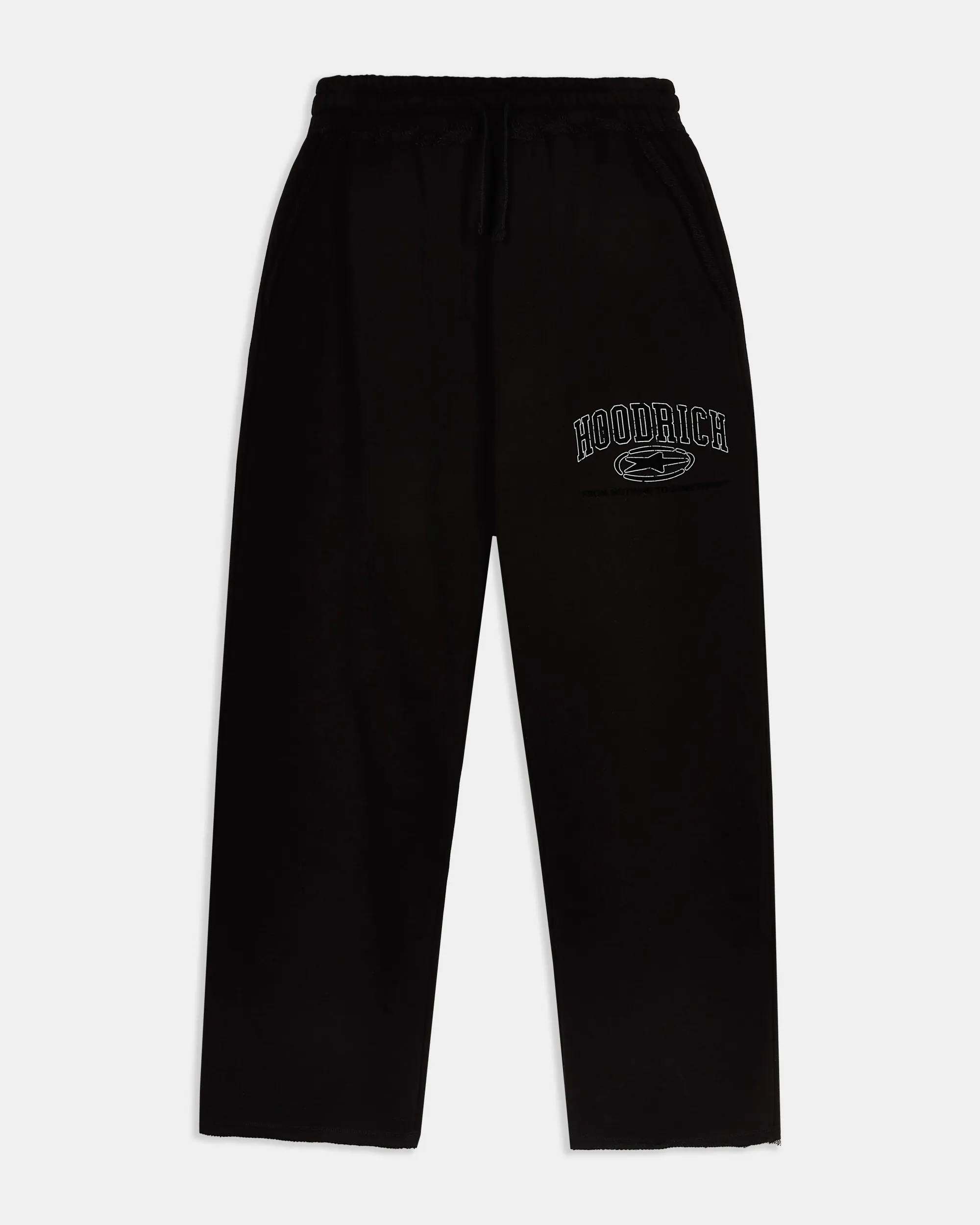 Hoodrich Fray Wide Leg Jogger - Black