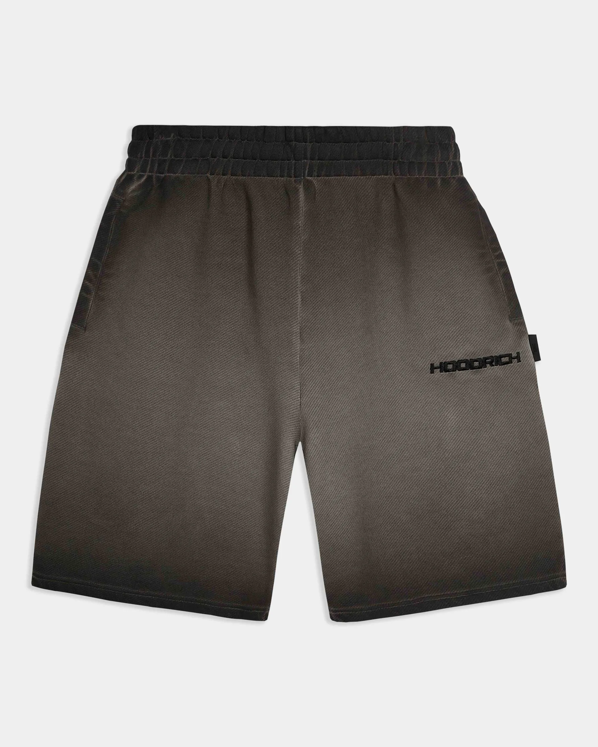 Hoodrich Ghost Jog Shorts - Black Oil Wash
