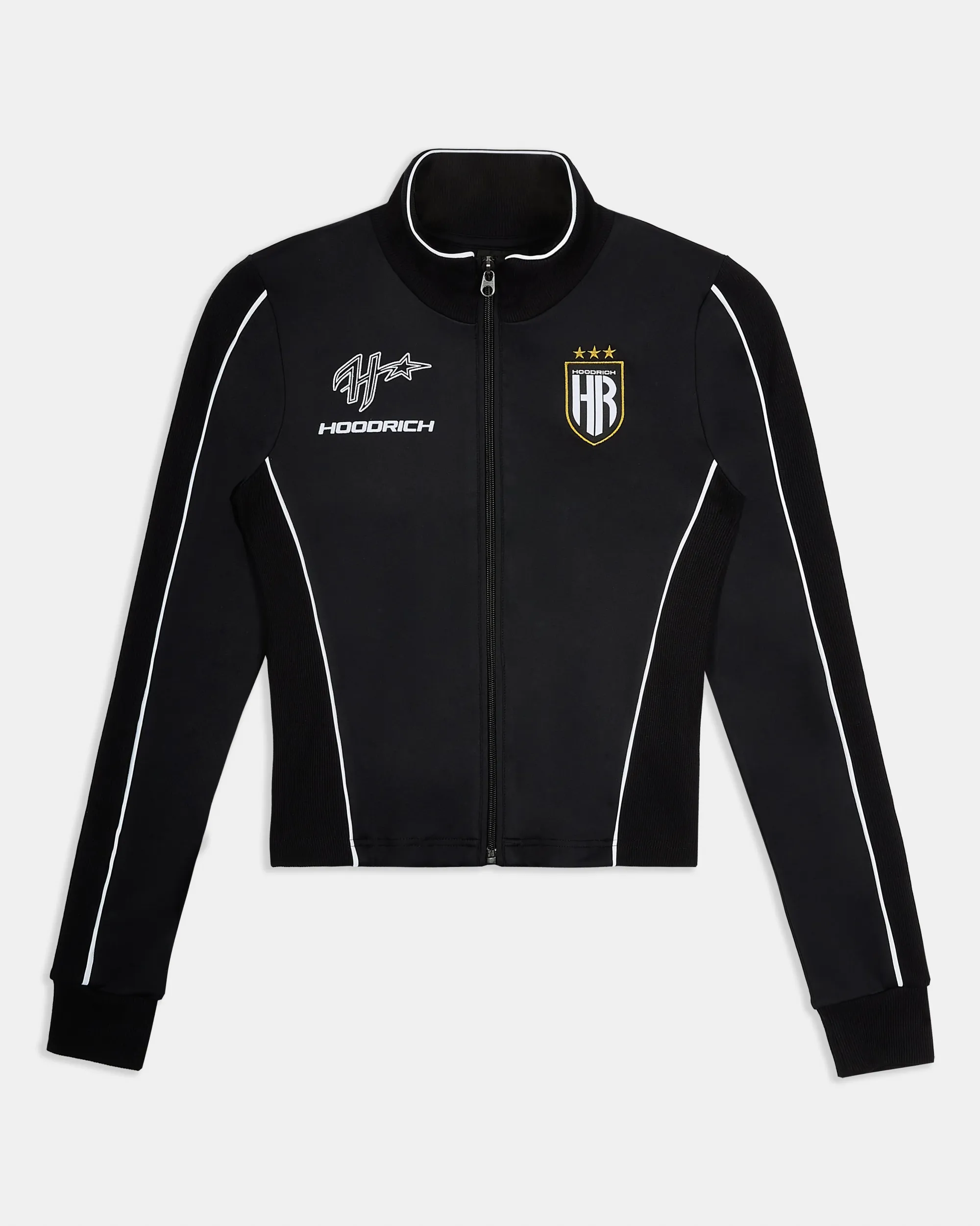 Hoodrich Glide Football Slim Fit Track Jacket - Black