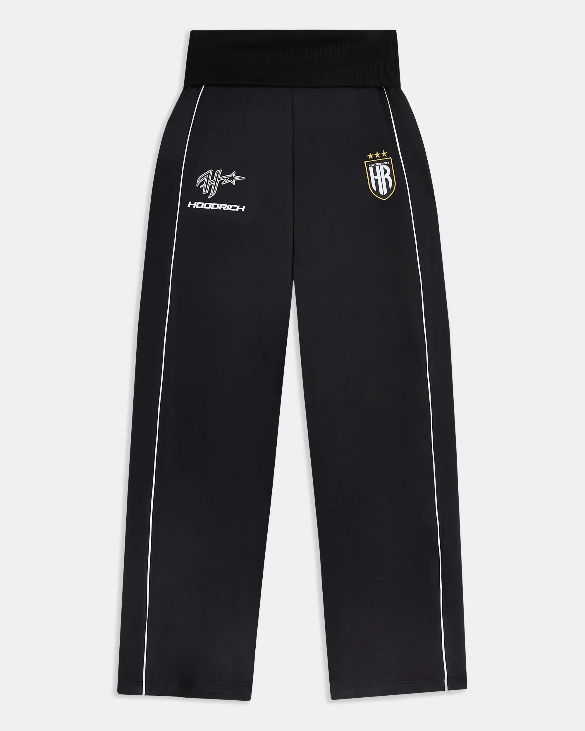 Hoodrich Glide Football Wide Leg Track Pants - Black