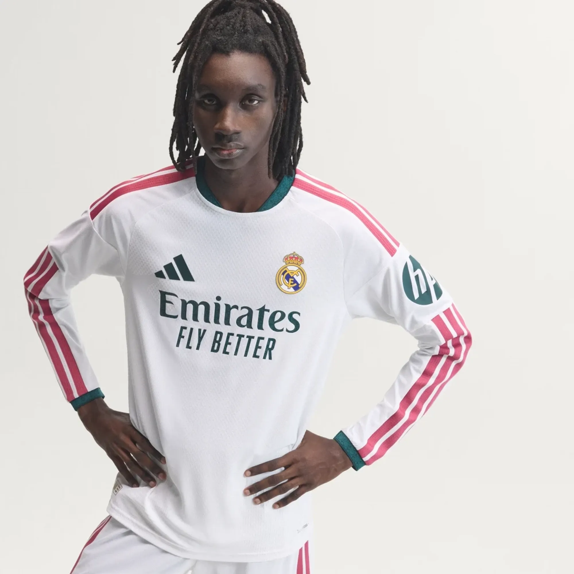 adidas Real Madrid 26/27 Home Authentic Jersey Long Sleeve