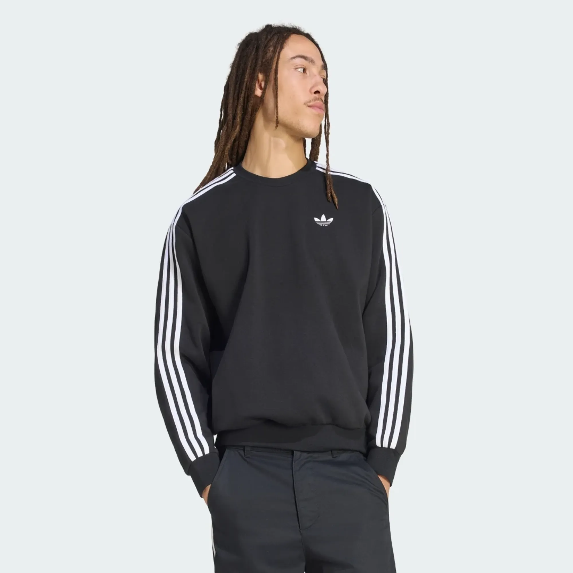 adidas ADICOLOR 3-STRIPES OVERSIZED CREWNECK