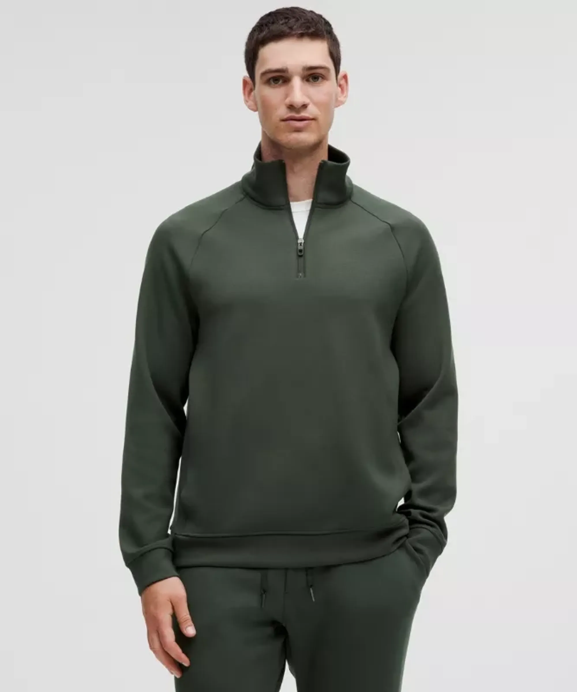 lululemon – Men's Smooth Spacer Quarter Zip – Color Black – Size 2XL